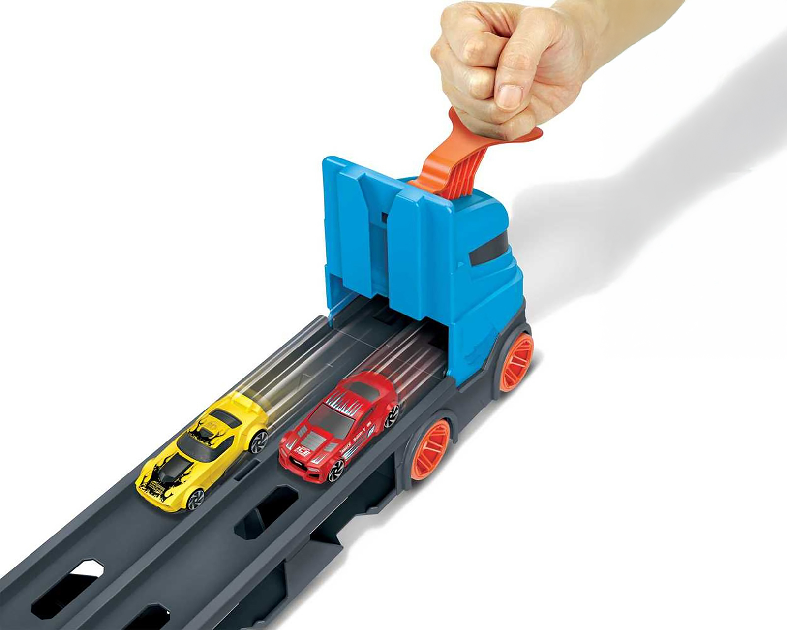 Foto 6 pulgar | Foto 5 | Remolque Speedway Hot Wheels 4 Piezas