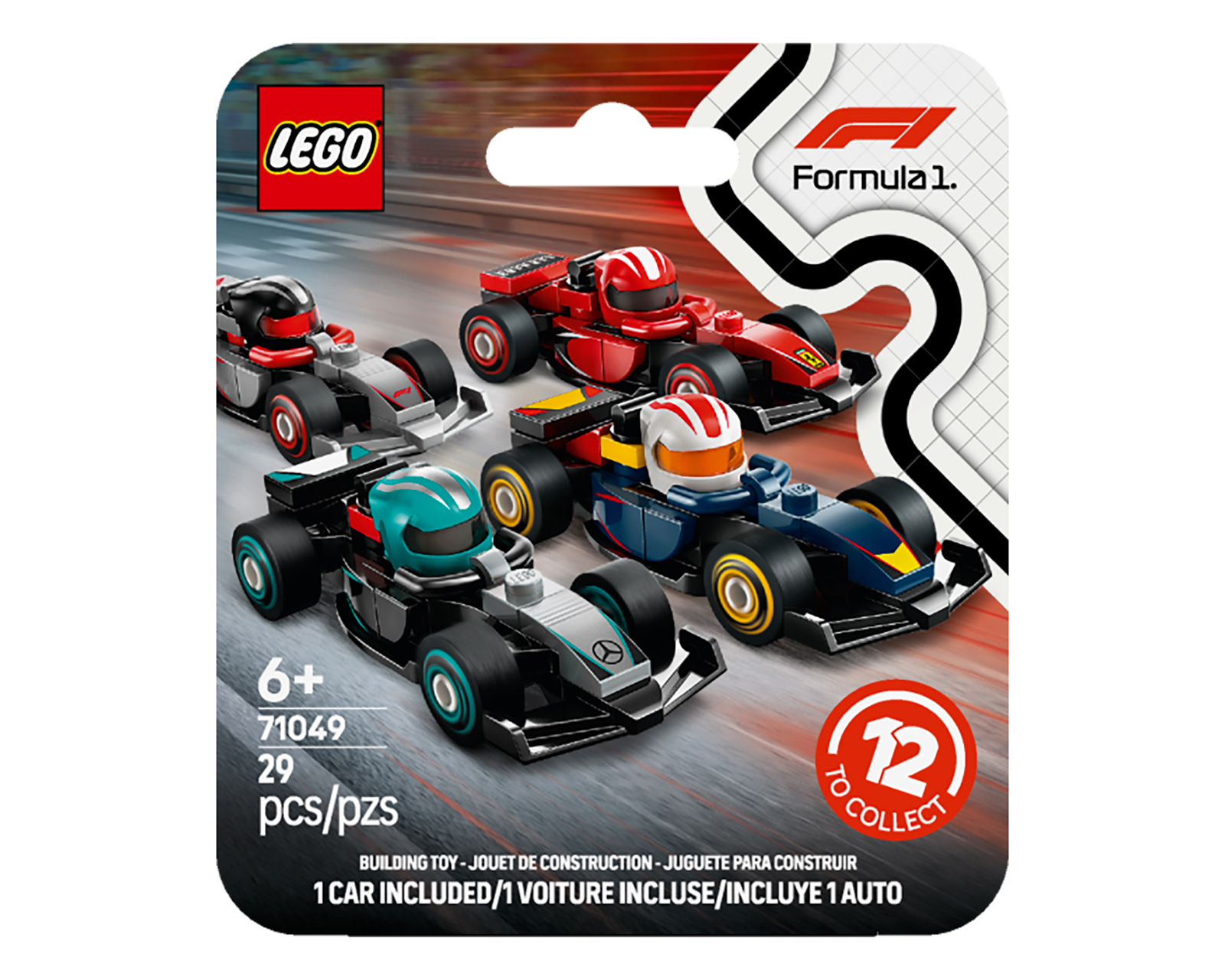 Foto 3 pulgar | Foto 2 | LEGO Coches de F1 Coleccionables 1 Pieza al Azar