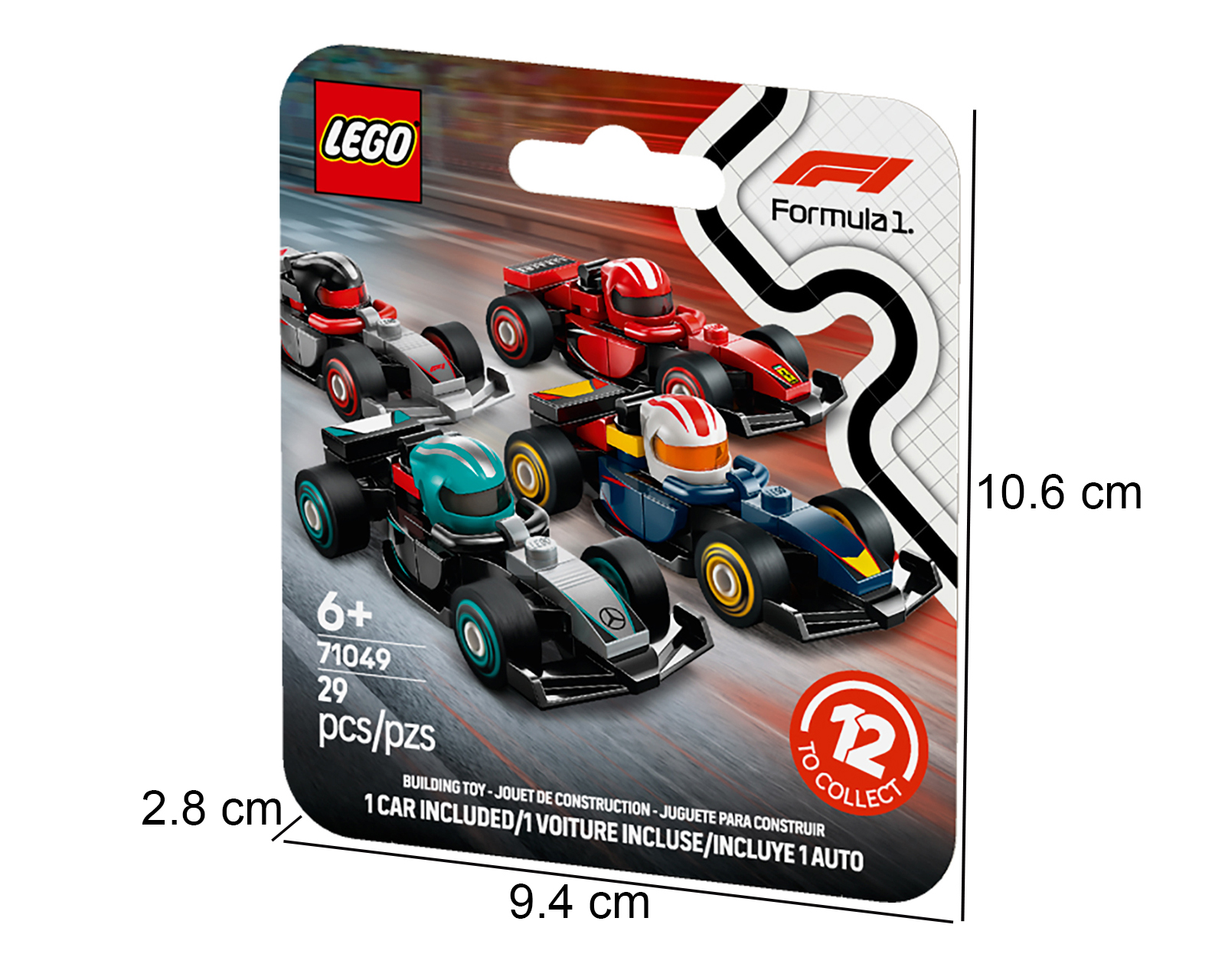 Foto 5 | Foto 5 | LEGO Coches de F1 Coleccionables 1 Pieza al Azar