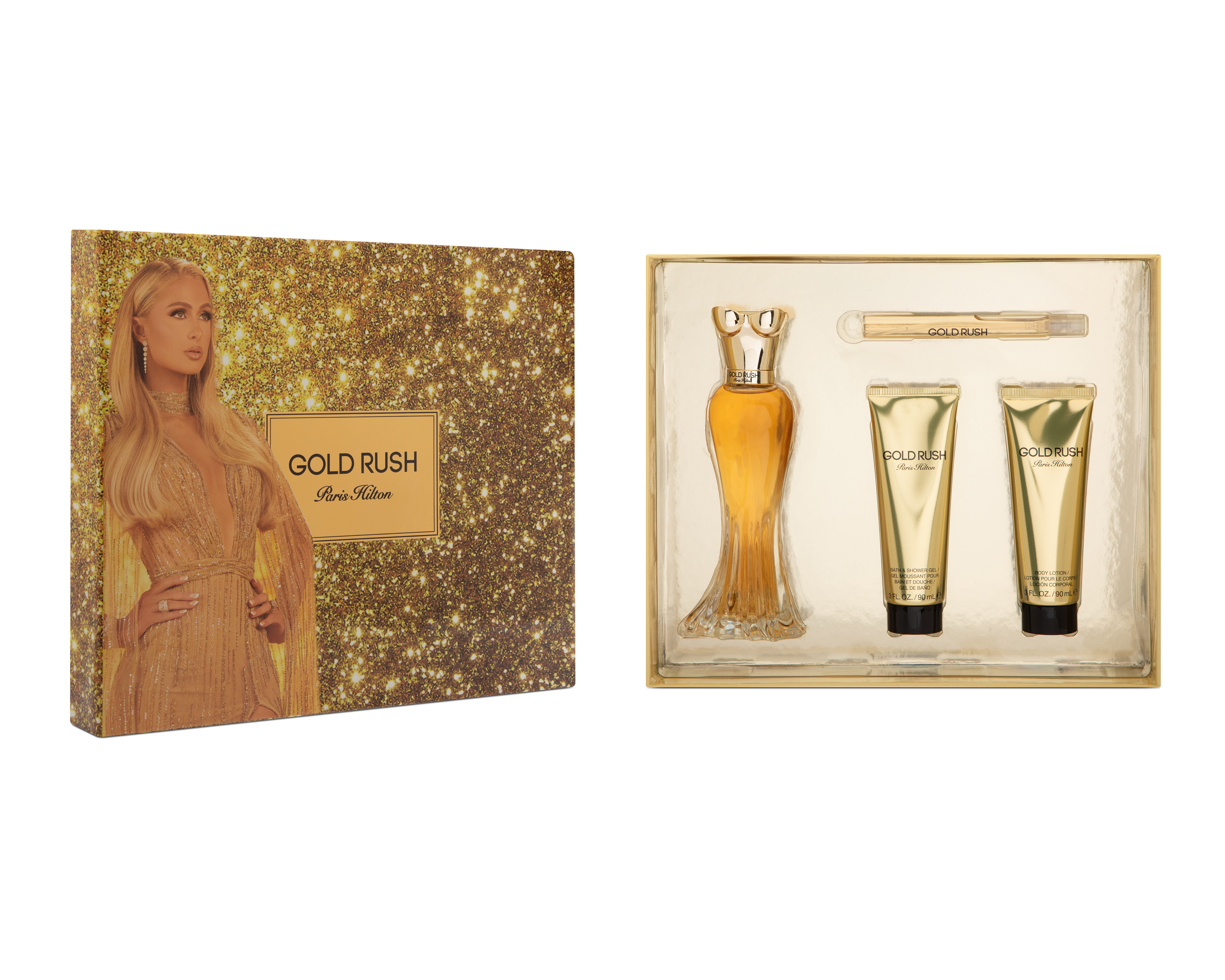 Foto 4 | Foto 4 | Estuche para Mujer Paris Hilton Gold Rush 4 Piezas