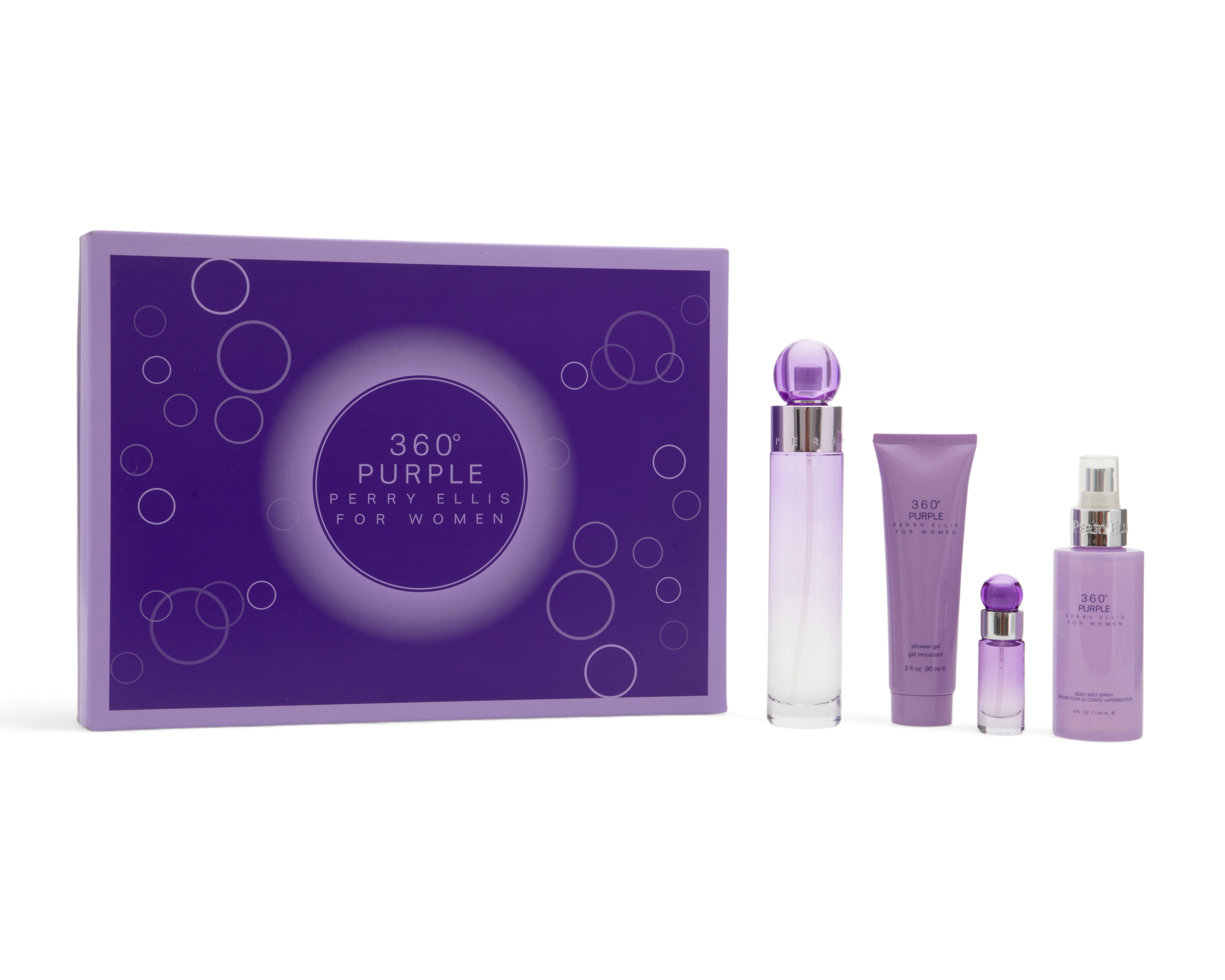 Estuche para Mujer Paris Hilton Purple 360 Purple 4 Piezas