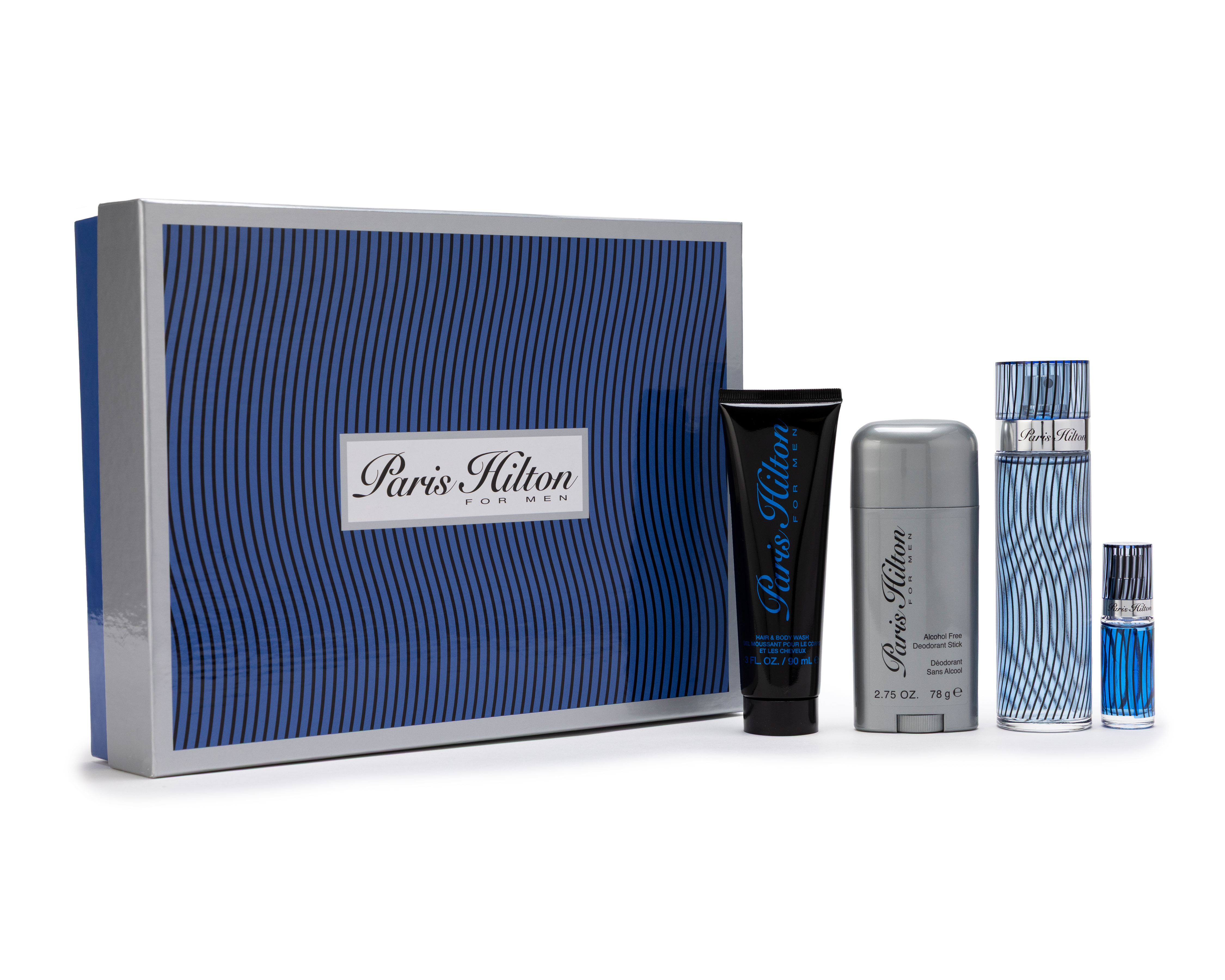 Foto 2 pulgar | Foto 1 | Perfume Paris Hilton For Men 4 Piezas