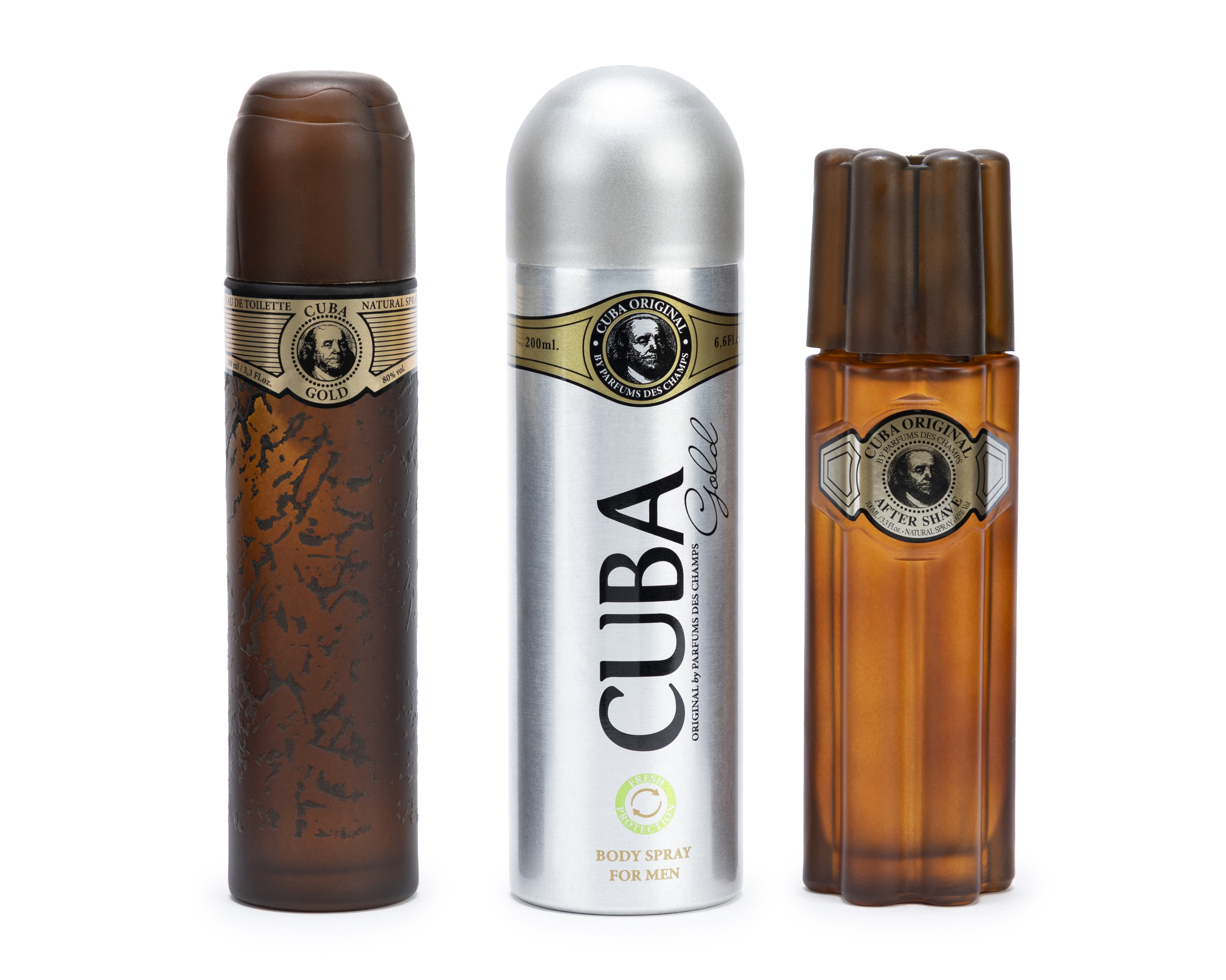 Foto 2 | Foto 2 | Estuche para Hombre Cuba Gold 3 Piezas