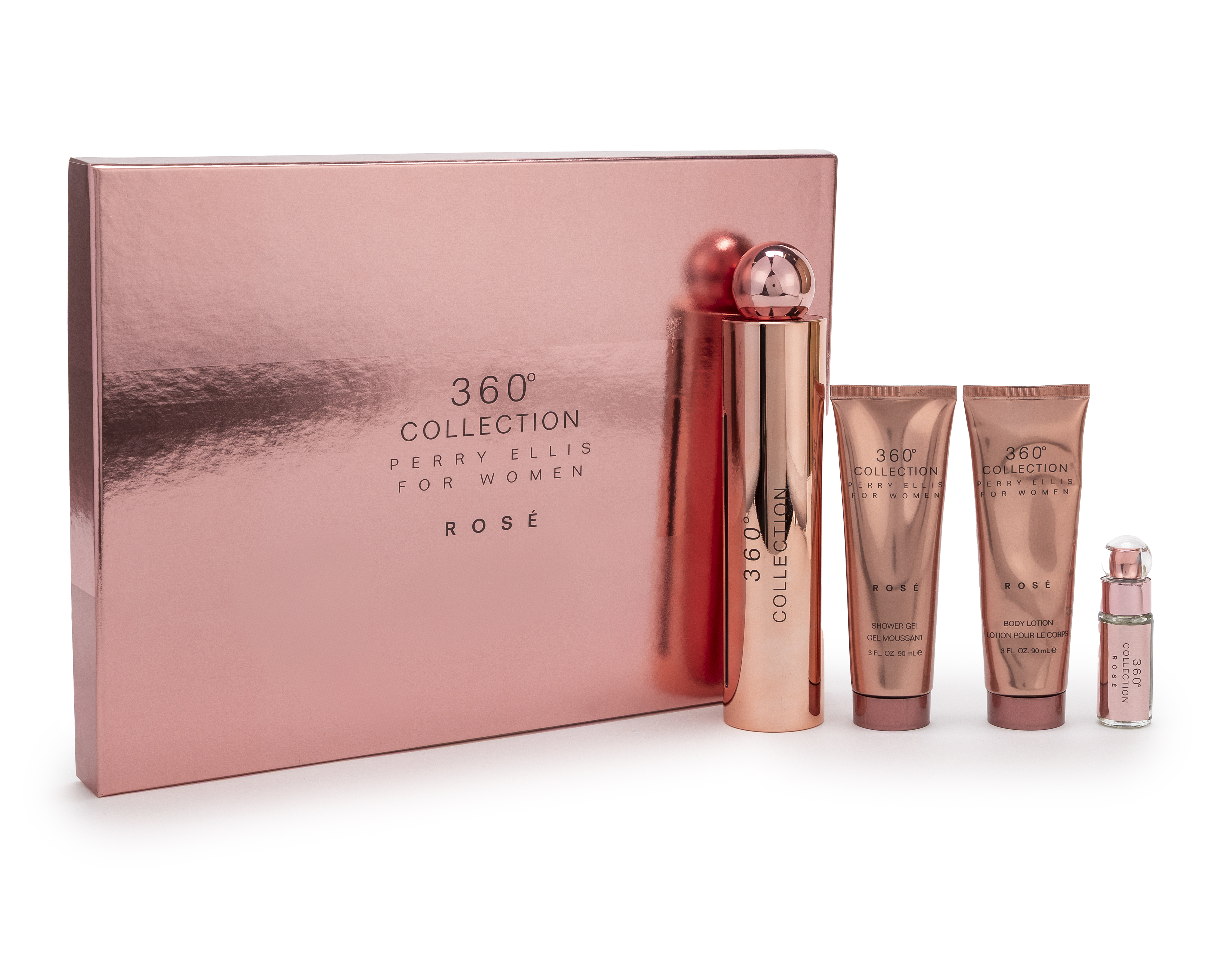 Estuche para Mujer Perry Ellis 360 Collection Rosé 4 Piezas