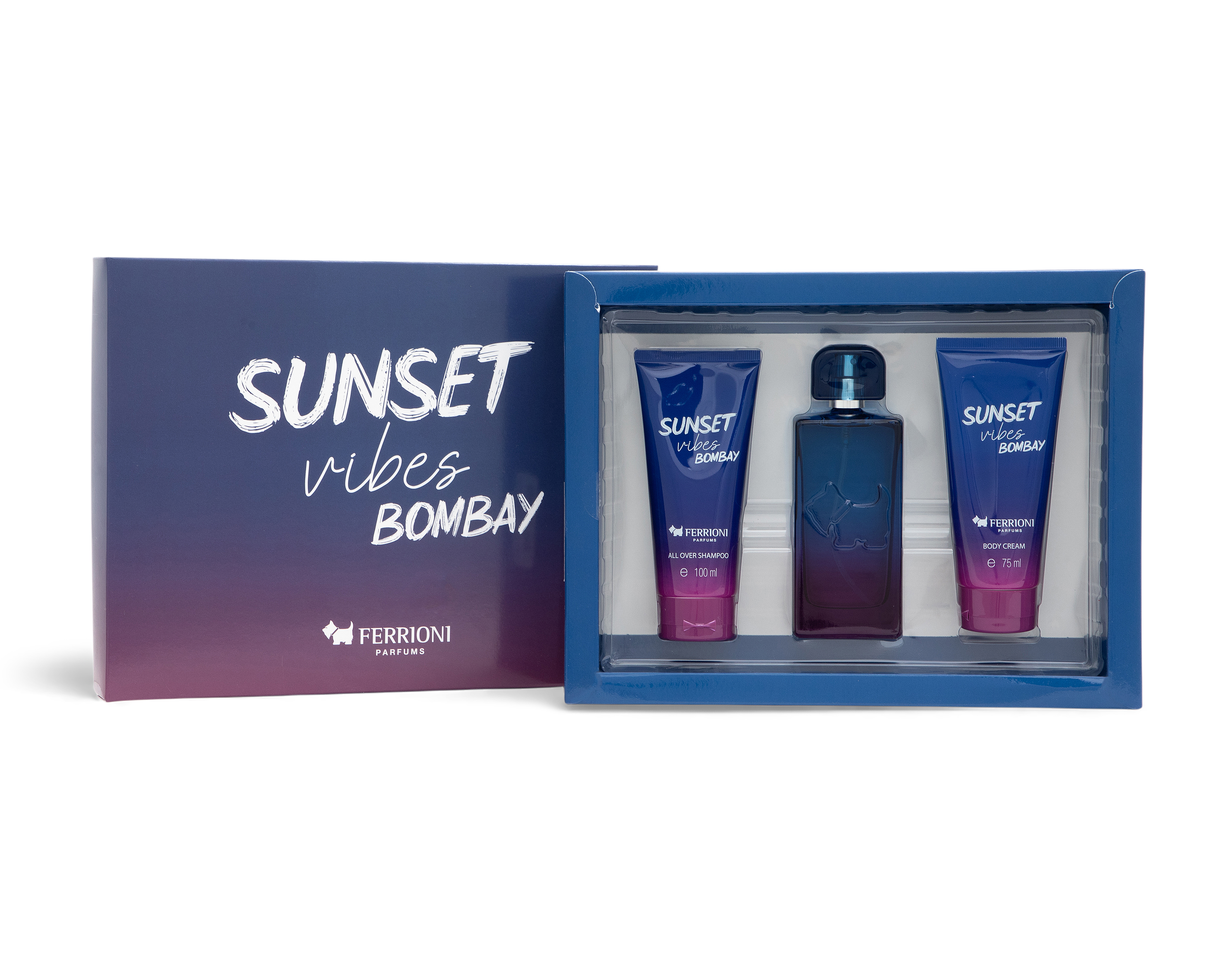 Foto 5 pulgar | Foto 4 | Estuche para Hombre Ferrioni Sunset Vibes Bombay 3 Piezas