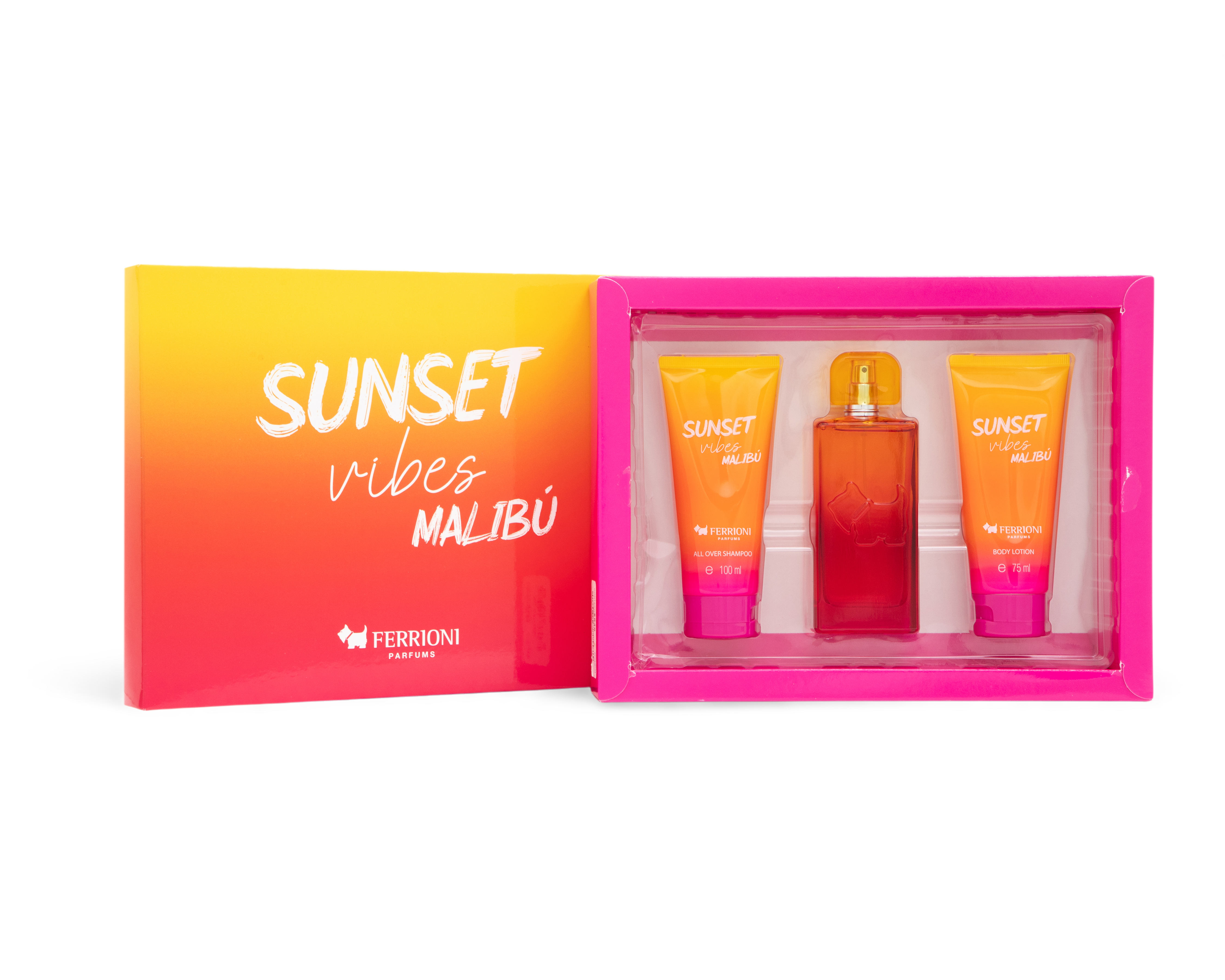 Foto 4 | Foto 4 | Estuche para Mujer Ferrioni Sunset Vibes Malibú 3 Piezas