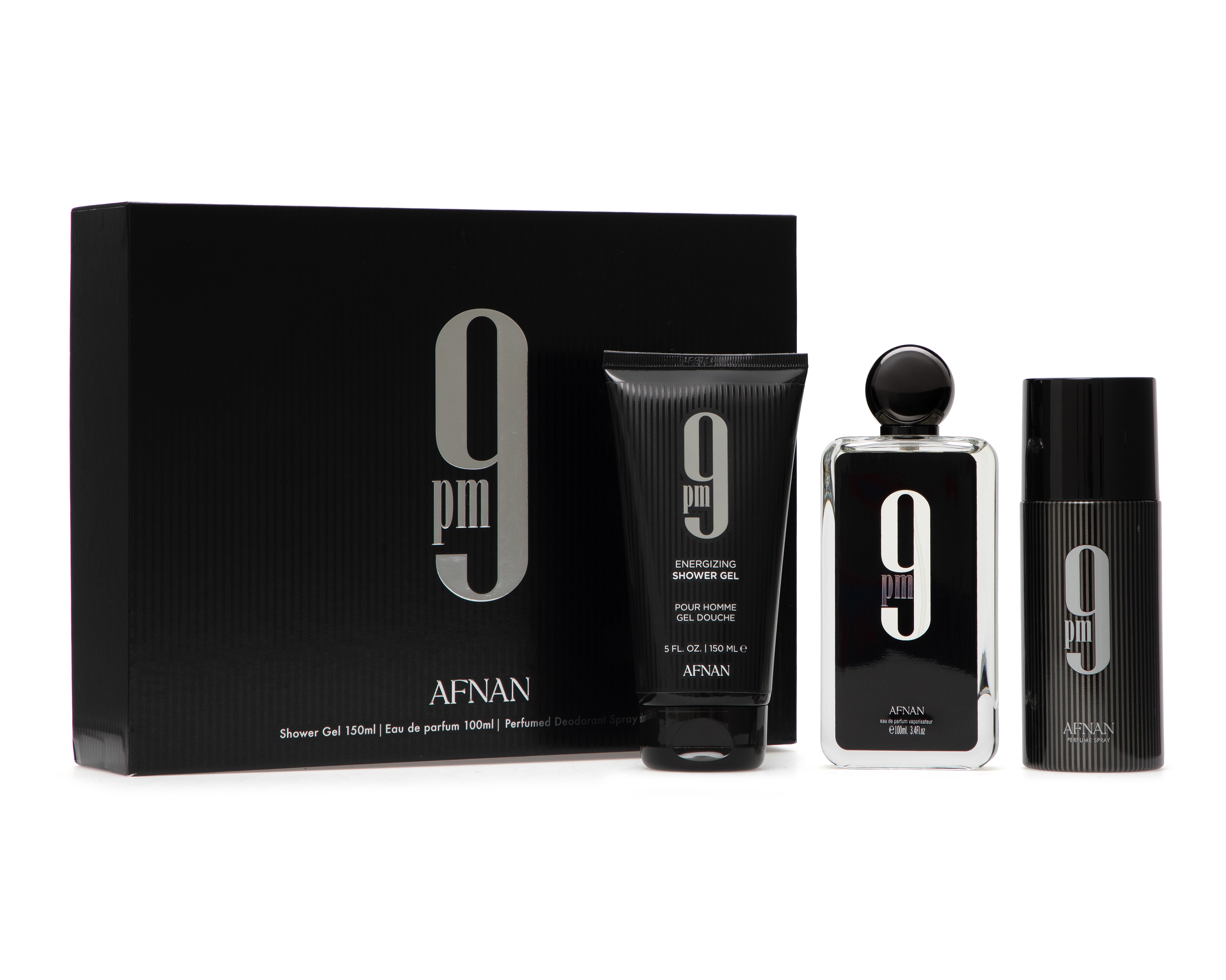 Estuche para Hombre Afnan 9pm 3 Piezas