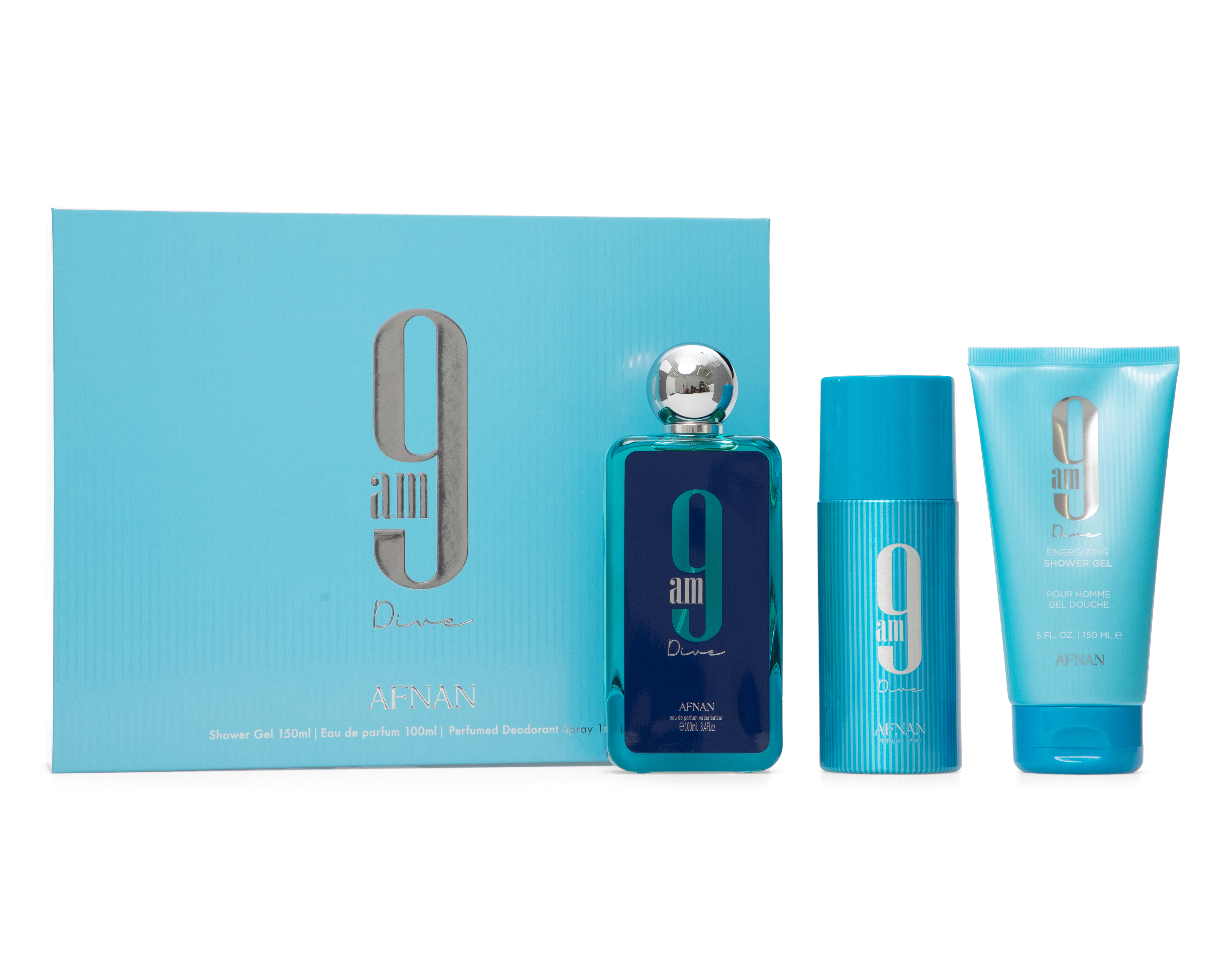 Foto 2 pulgar | Foto 1 | Estuche para Hombre Afnan 9am Dive 3 Piezas