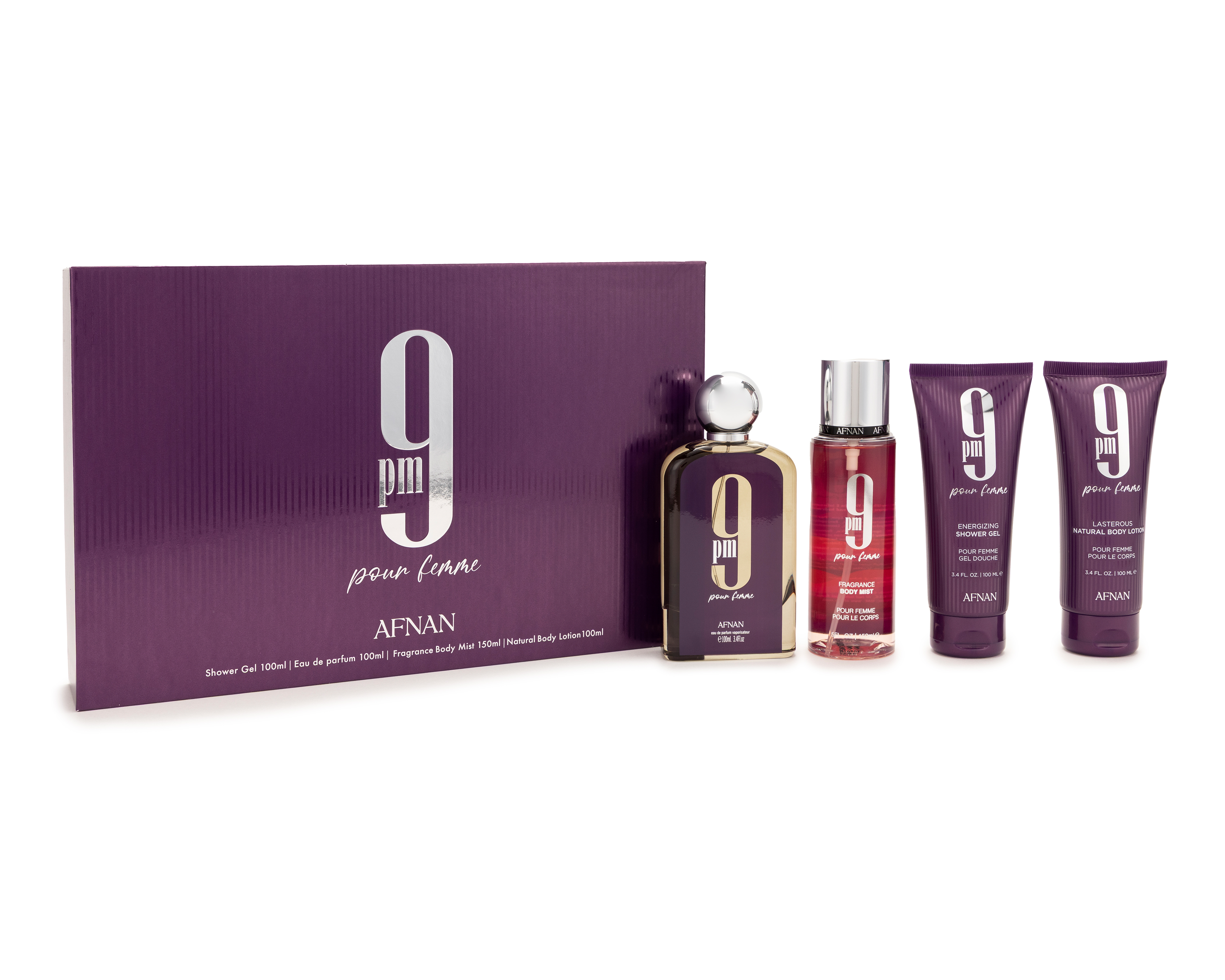 Foto 1 | Foto 1 | Estuche para Mujer Afnan 9pm Pour Femme 4 Piezas