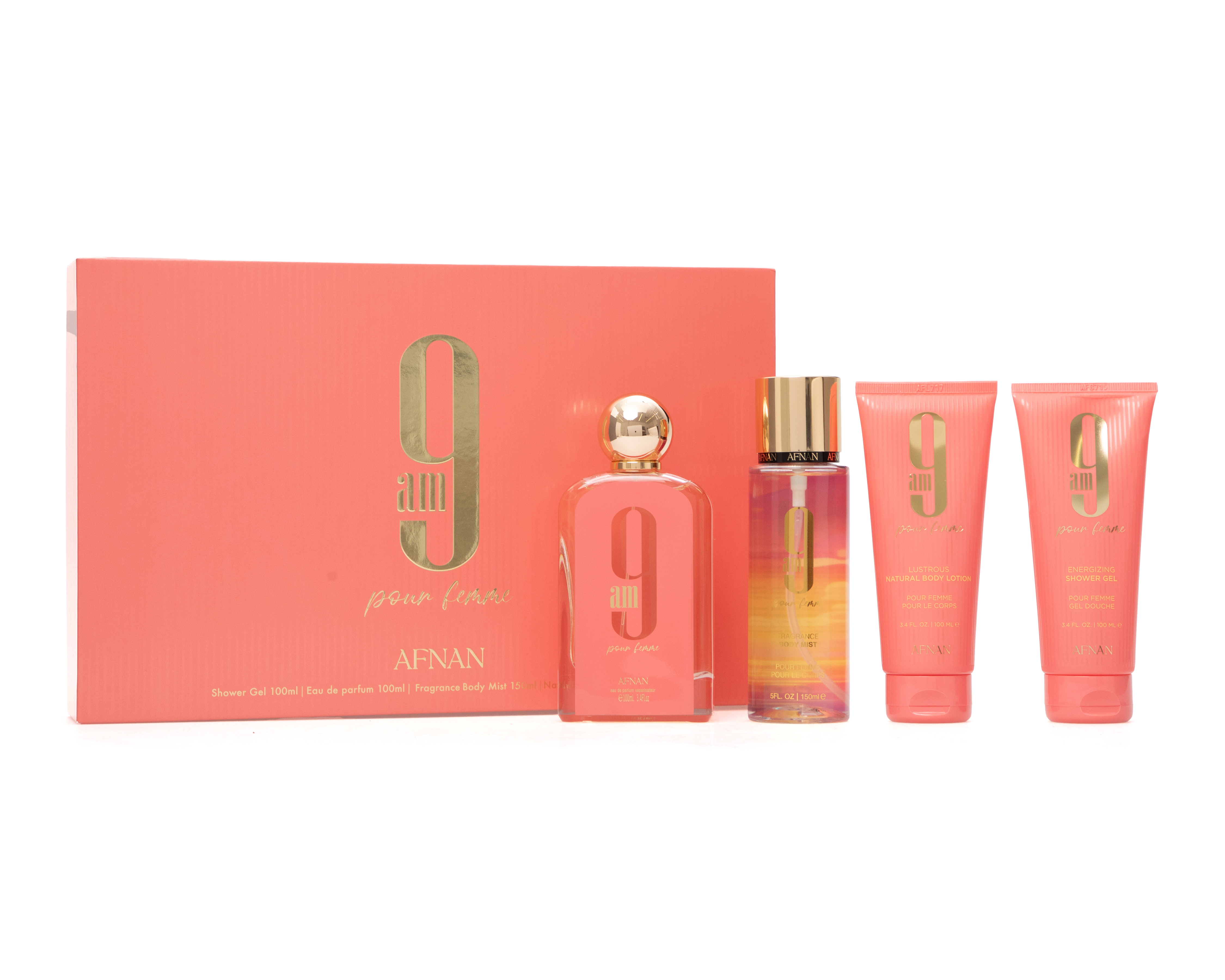 Estuche para Mujer Afnan 9am Pour Femme 4 Piezas