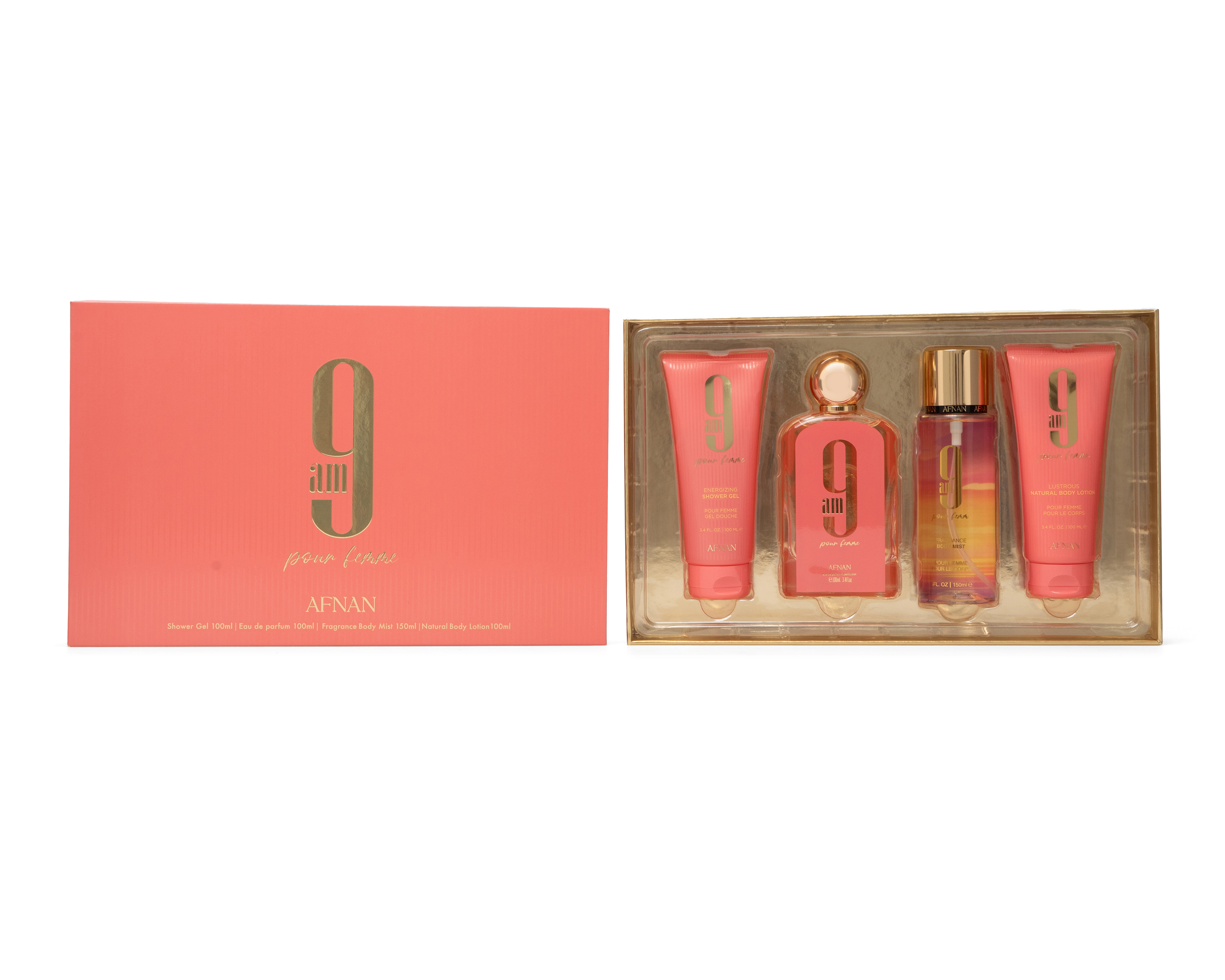 Foto 4 | Foto 4 | Estuche para Mujer Afnan 9am Pour Femme 4 Piezas