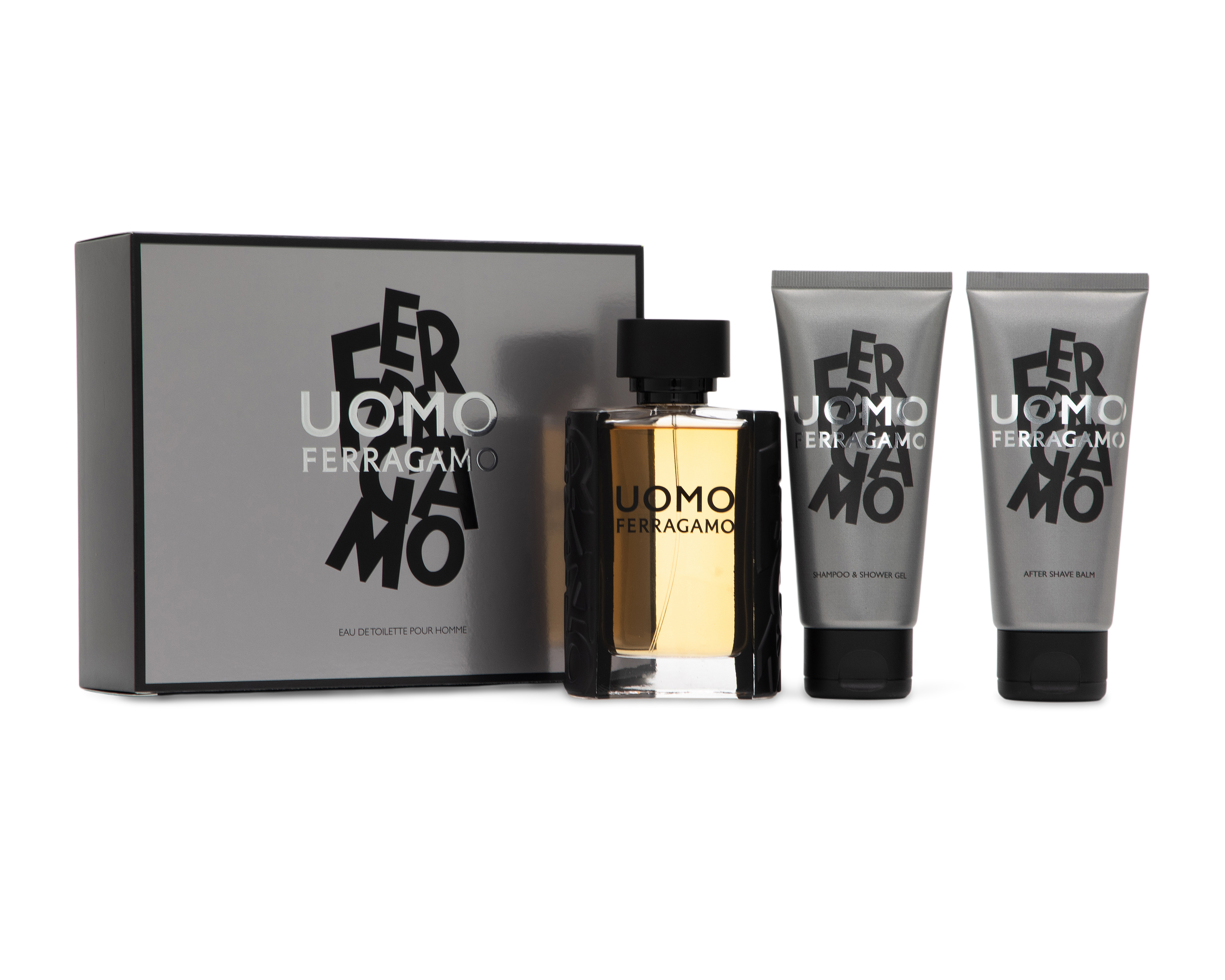 Estuche para Hombre Salvatore Ferragamo Uomo 3 Piezas