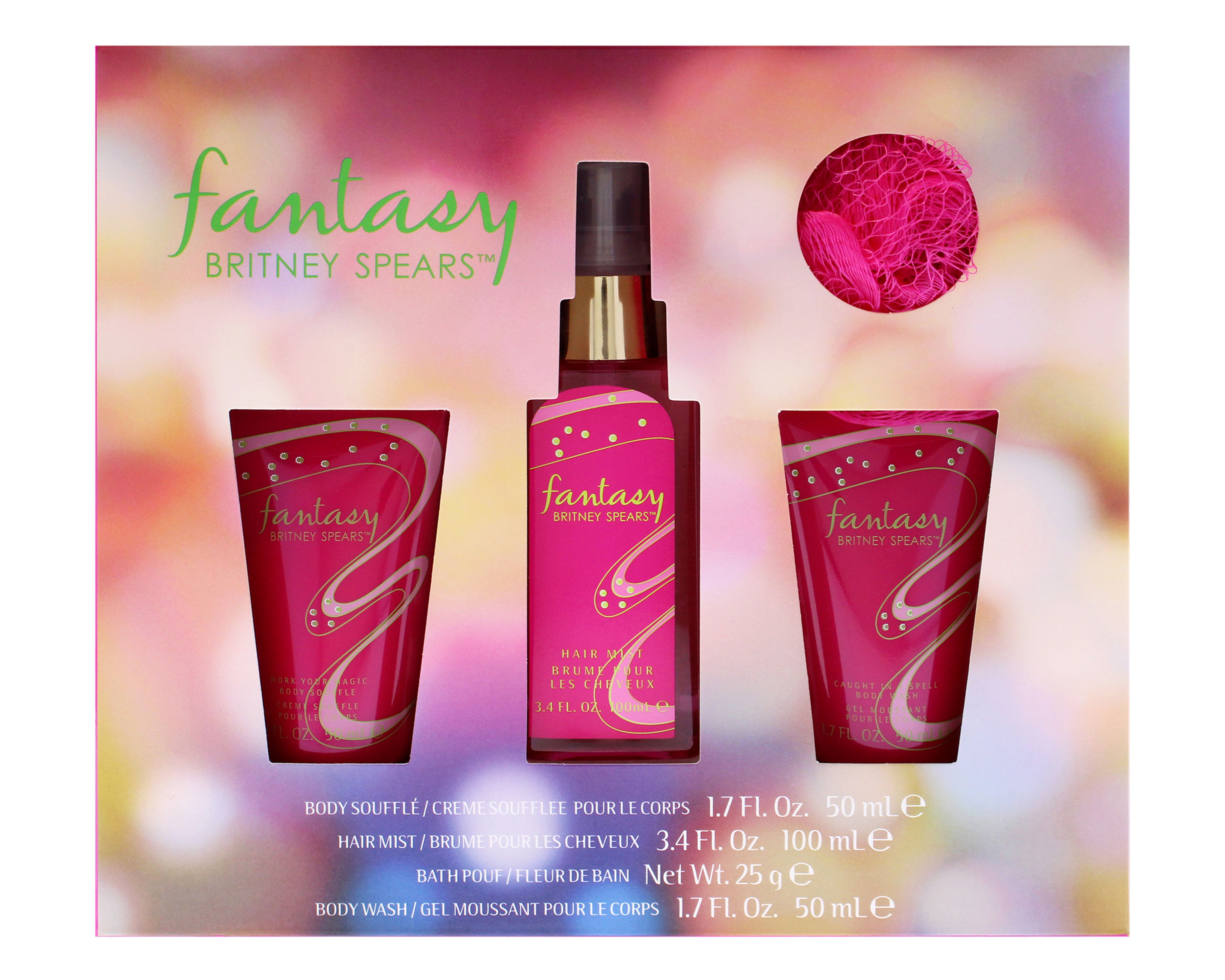 Foto 3 | Foto 3 | Perfume para Cabello Britney Spears Fantasy 4 Piezas