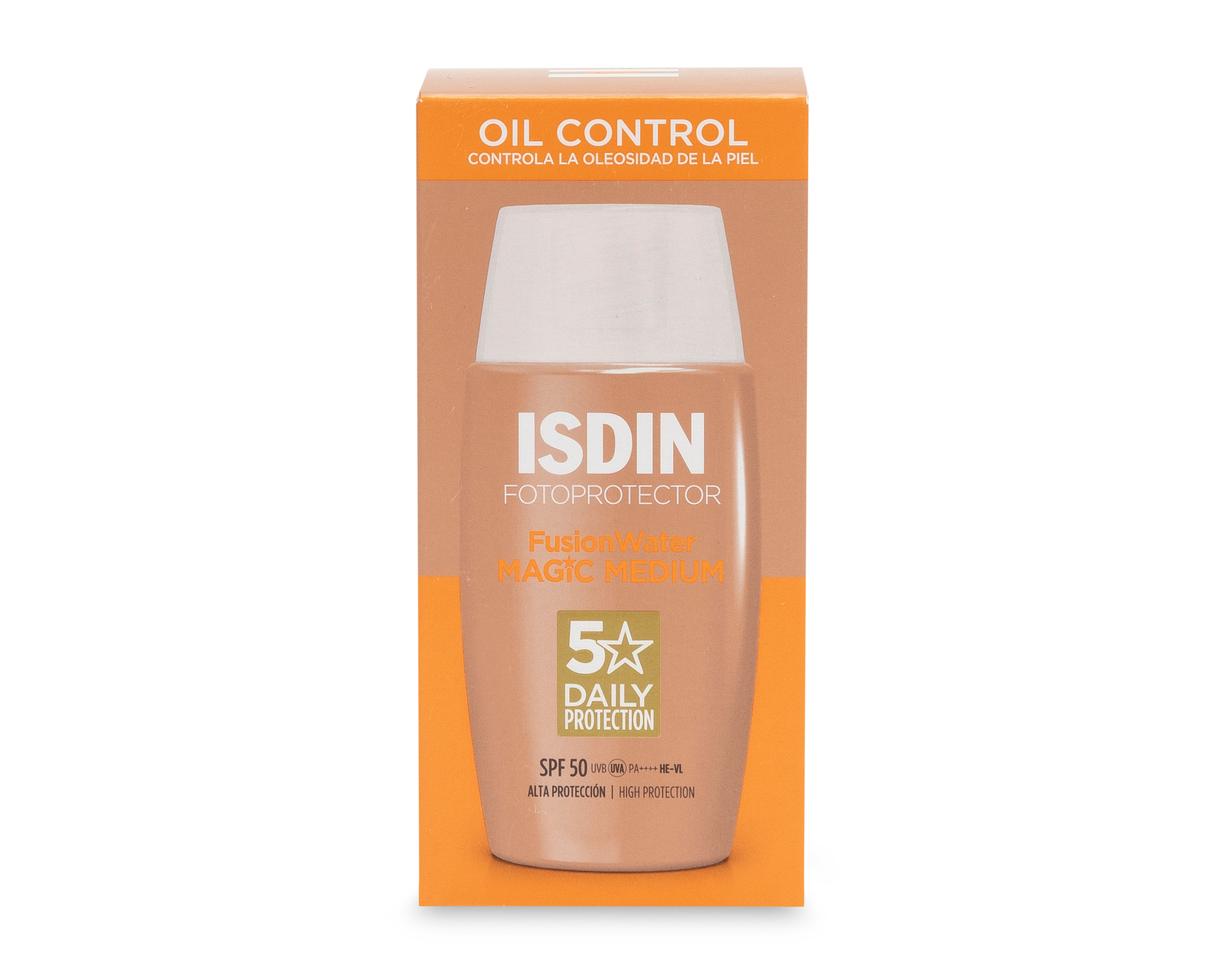 Foto 2 pulgar | Foto 1 | Protector Solar Fotoprotector Isdin Fusion Water Magic Medium 50 ml