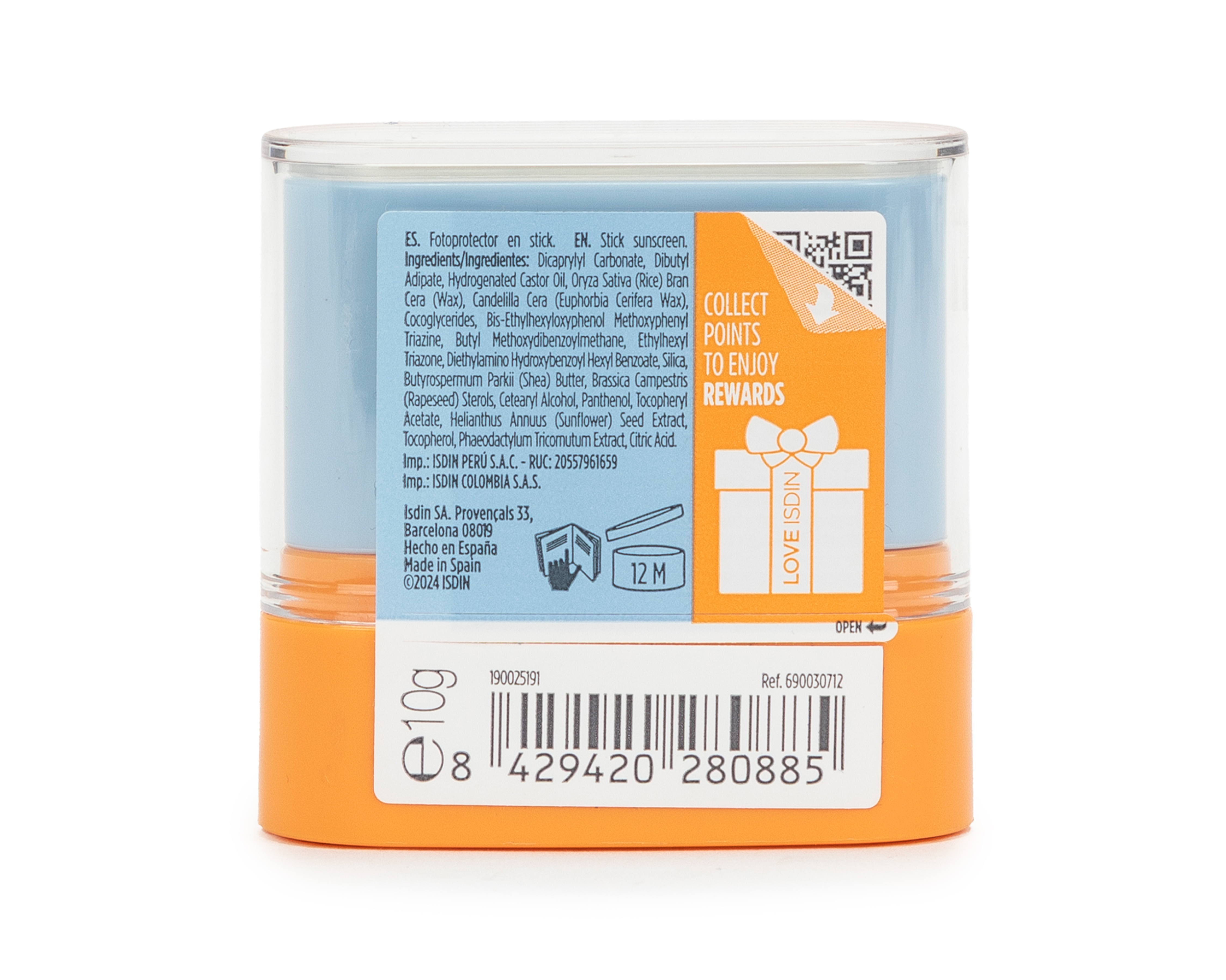 Foto 3 pulgar | Foto 2 | Protector Solar Fotoprotector Isdin Invisible Stick 10 g