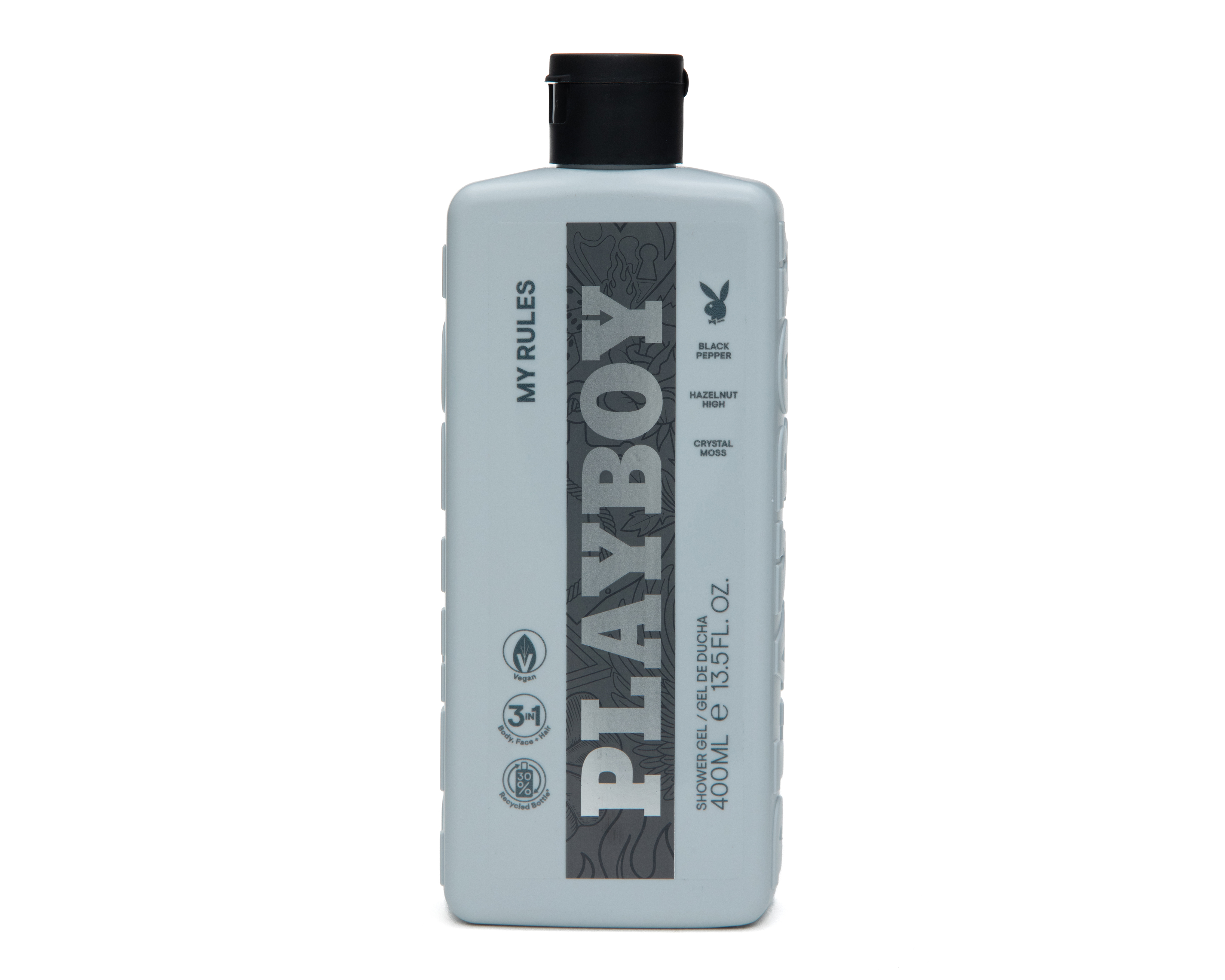 Foto 1 | Foto 1 | Gel de Baño Playboy My Rules 400 ml 3 en 1