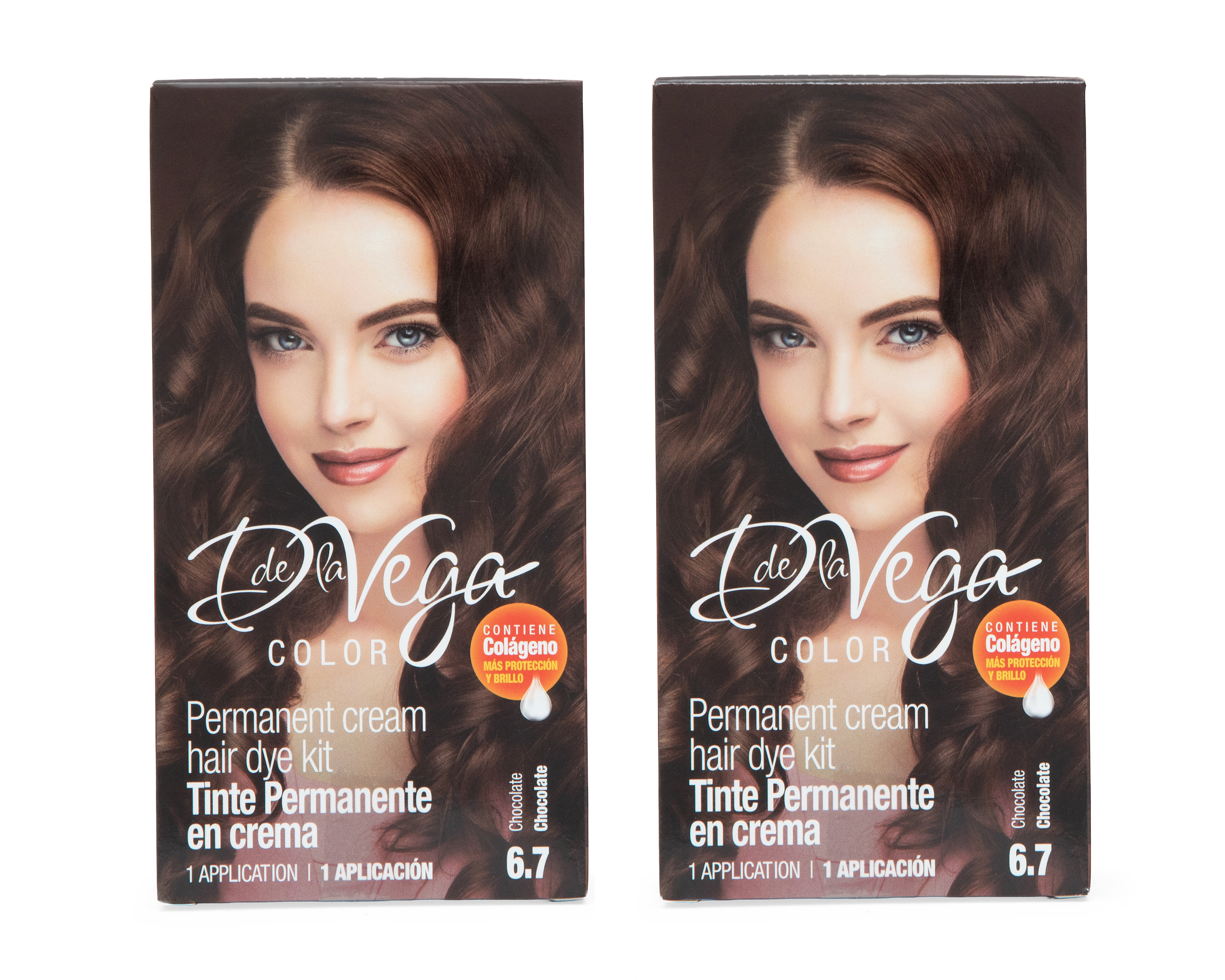 Tinte para Cabello D de la Vega 6.7 Chocolate