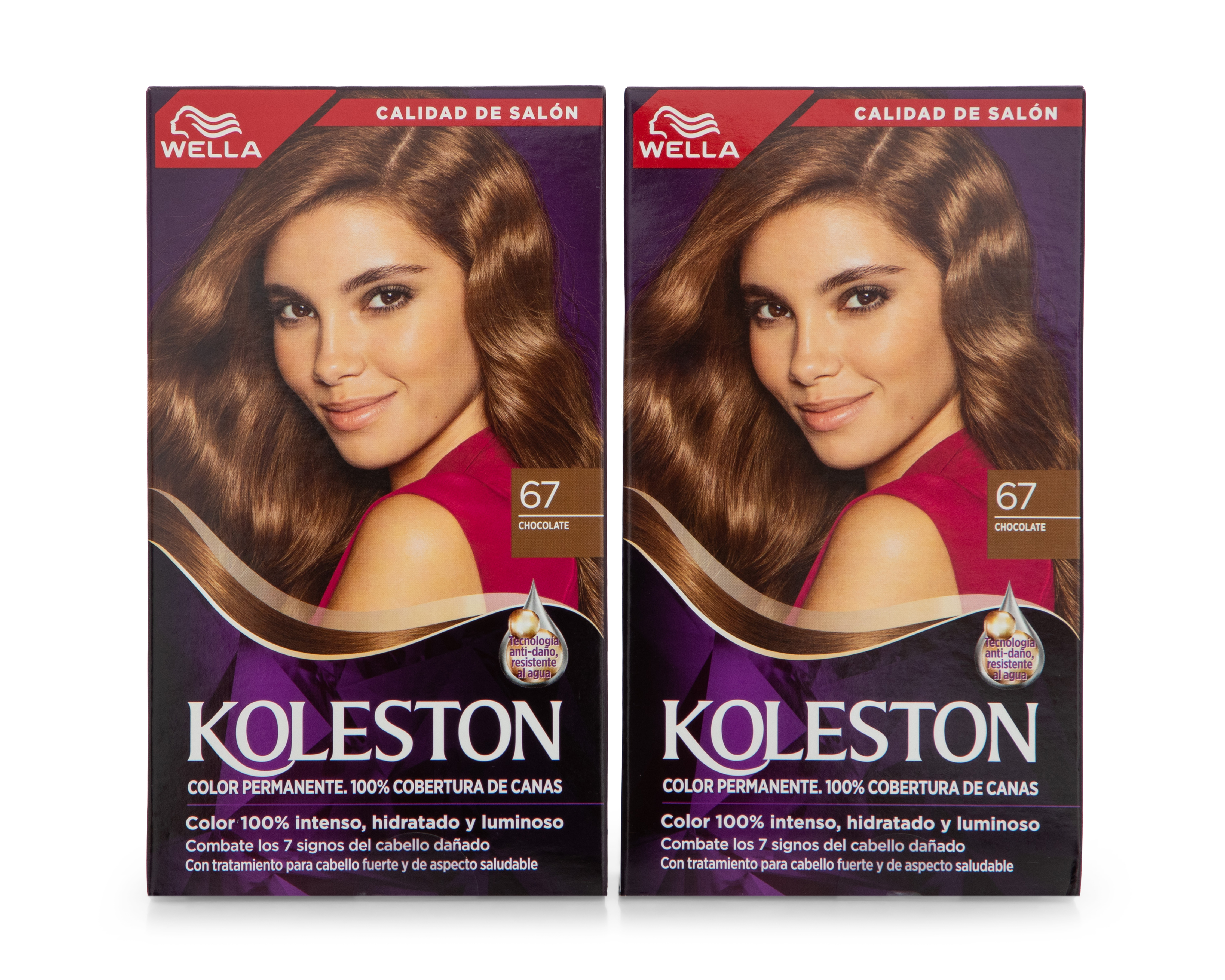 Tinte para Cabello Koleston 67 Chocolate 2 Piezas