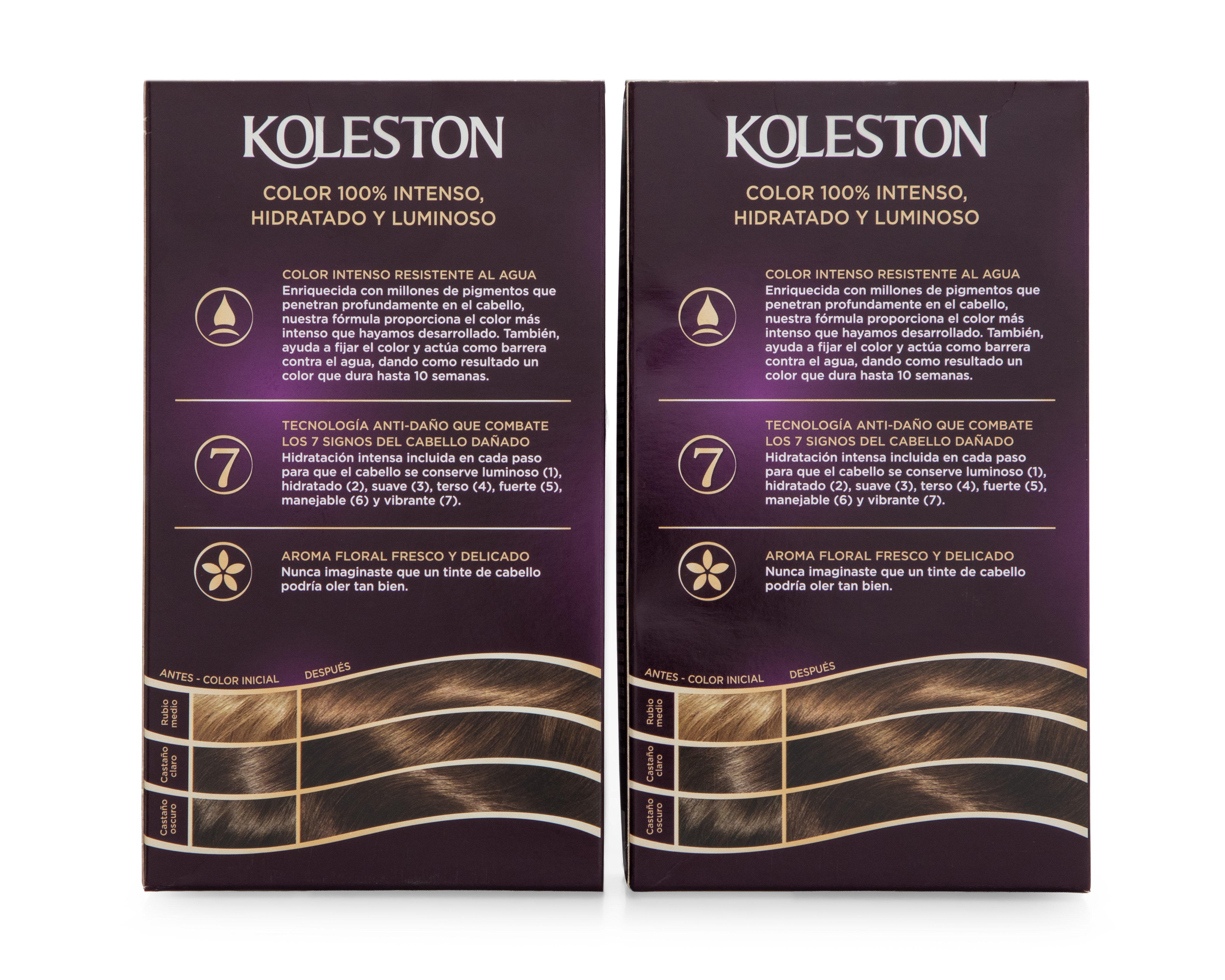 Foto 3 pulgar | Foto 2 | Tinte para Cabello Koleston 50 Castaño Claro 2 Piezas