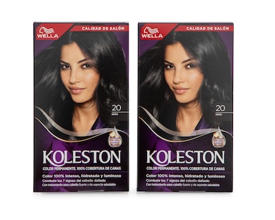 Foto 1 | Foto 1 | Tinte para Cabello Koleston 20 Negro 2 piezas