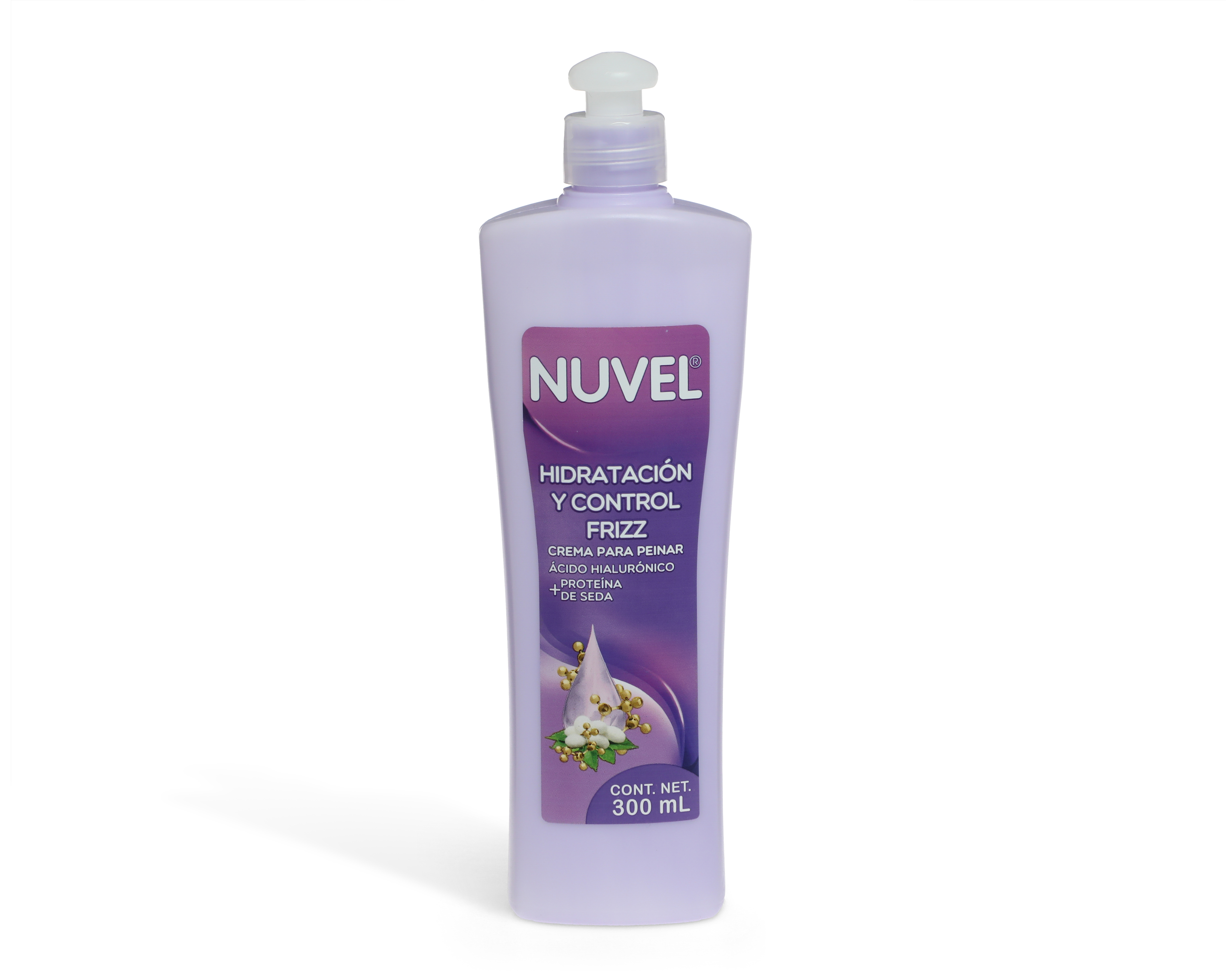 Crema de Peinar Nuvel Hidratación y Control Frizz 300 ml