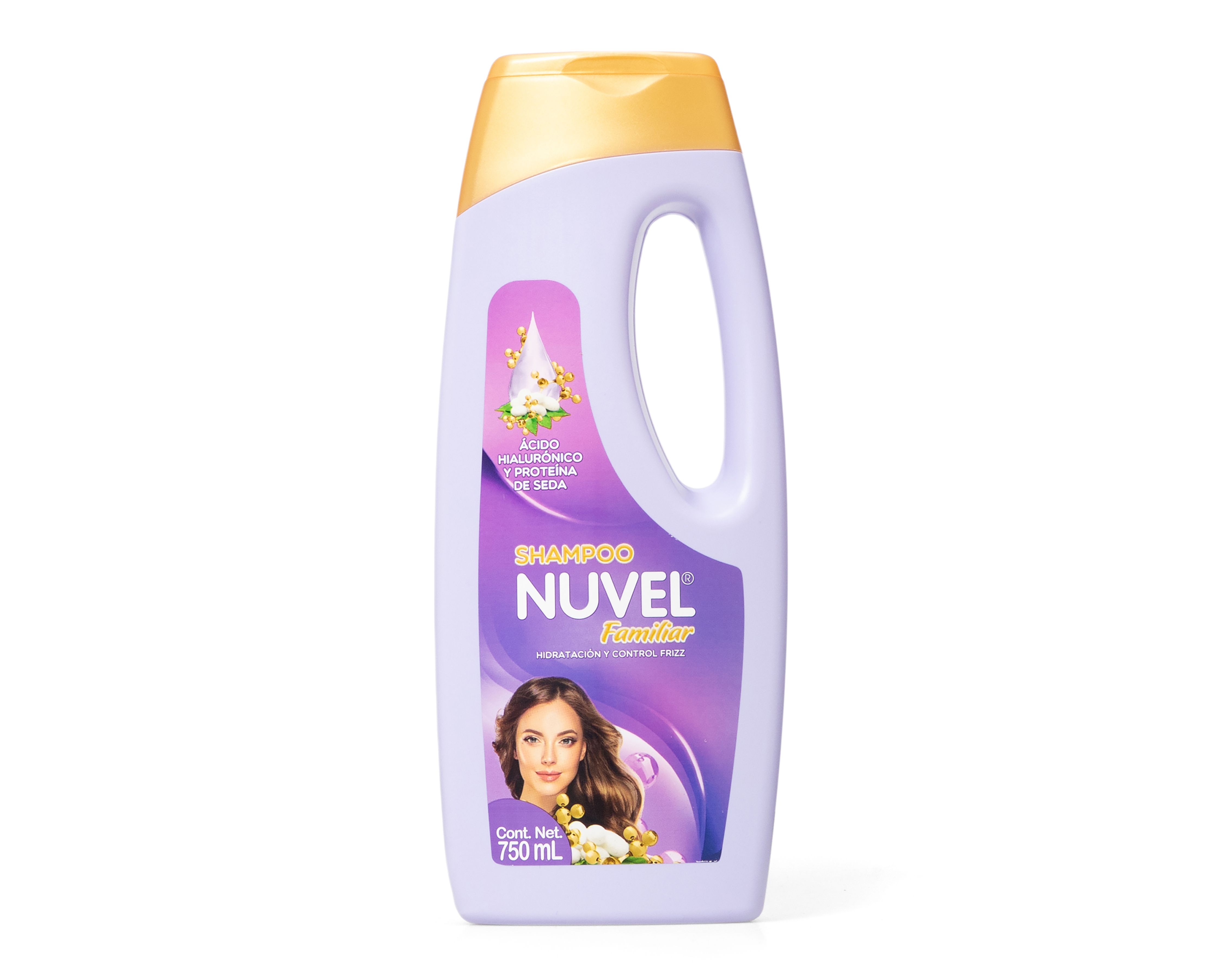 Foto 2 pulgar | Foto 1 | Shampoo Nuvel Familiar Hidratación y Control Frizz 750 ml