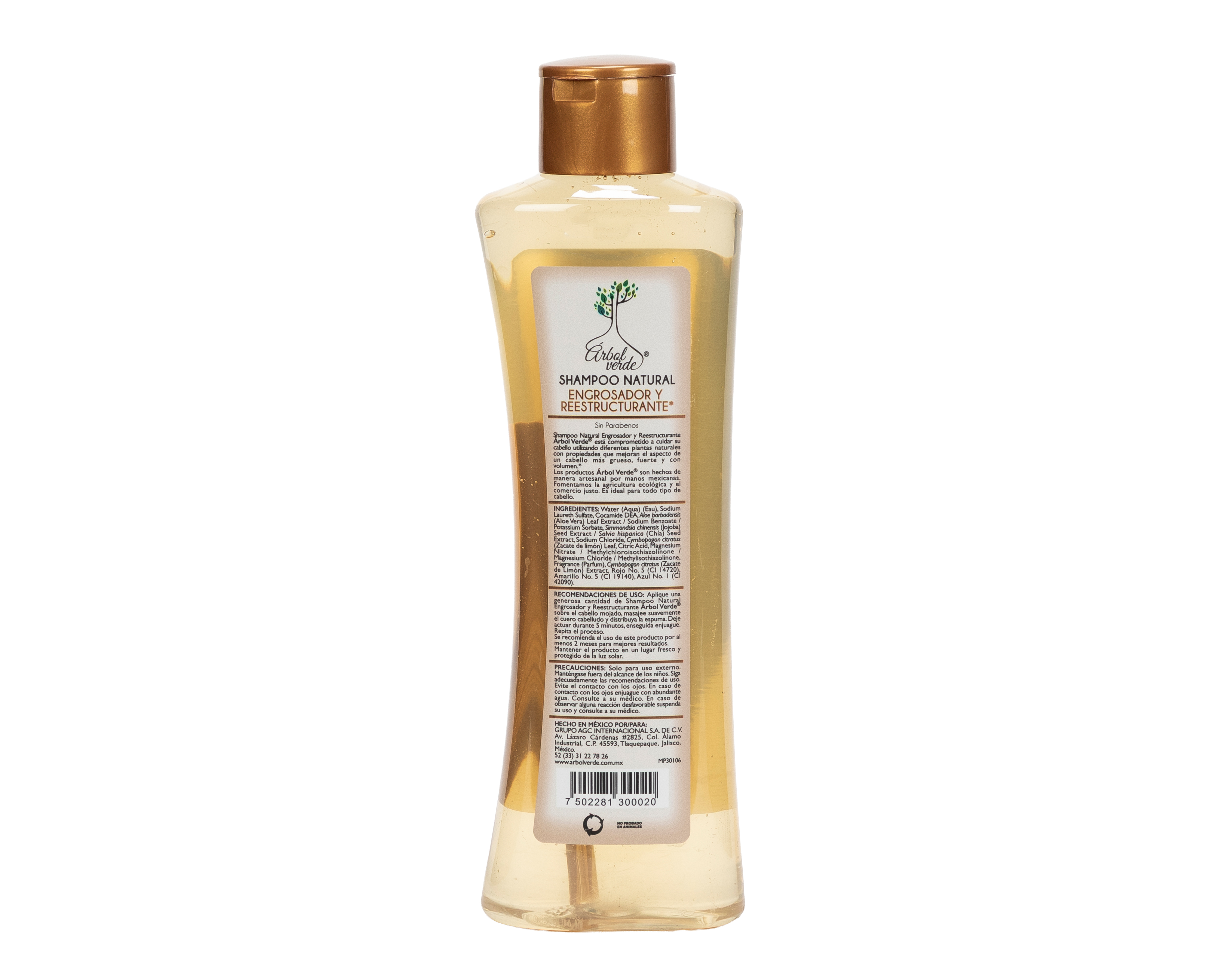 Foto 2 | Foto 2 | Shampoo Árbol Verde Engrosador y Reestructurante 500 ml