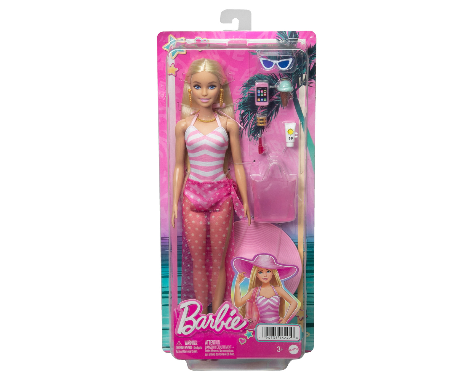 Foto 6 pulgar | Foto 5 | Muñeca Barbie Día de Playa