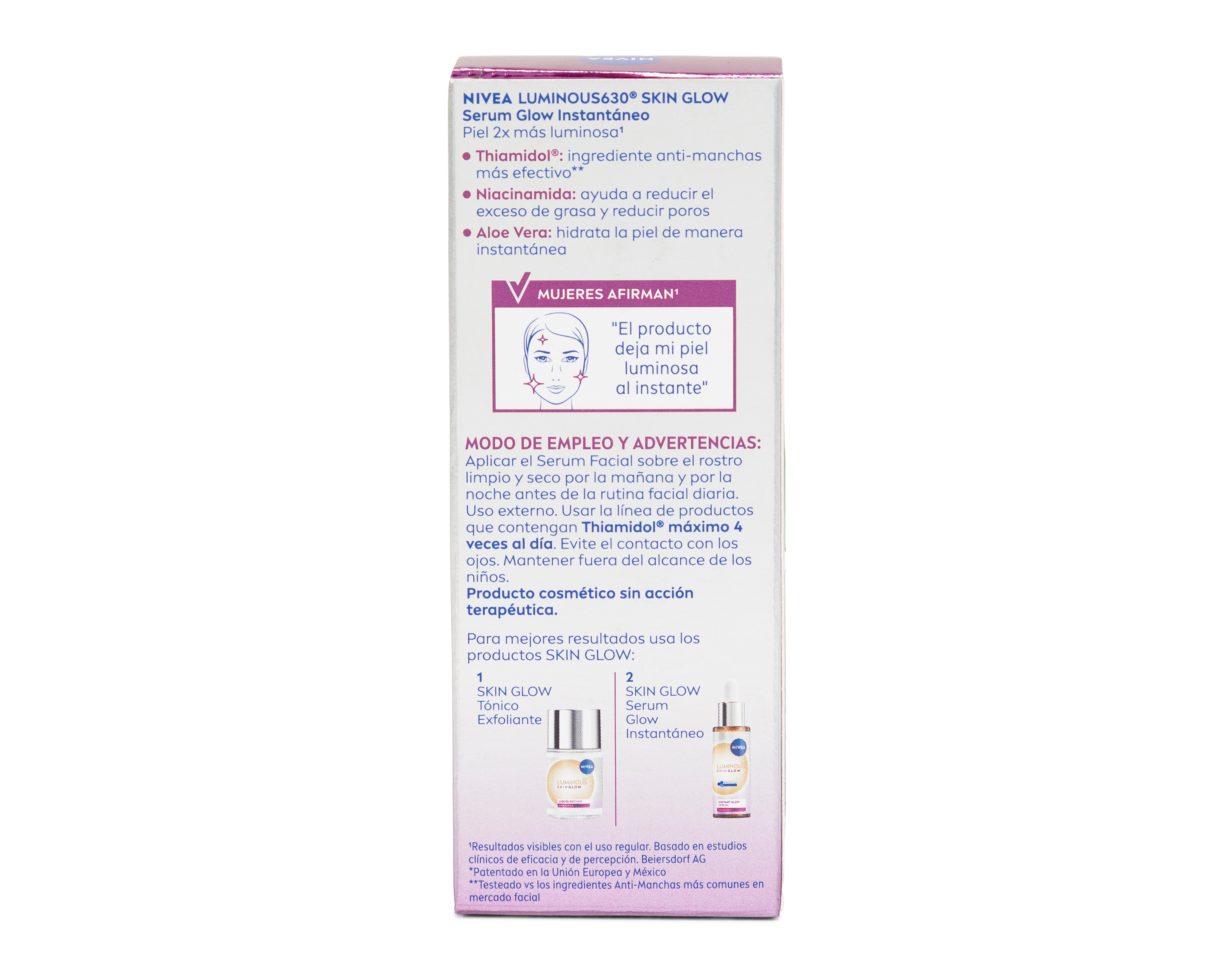 Foto 3 pulgar | Foto 2 | Sérum Facial Nivea Luminous630 Skin Glow 30 ml