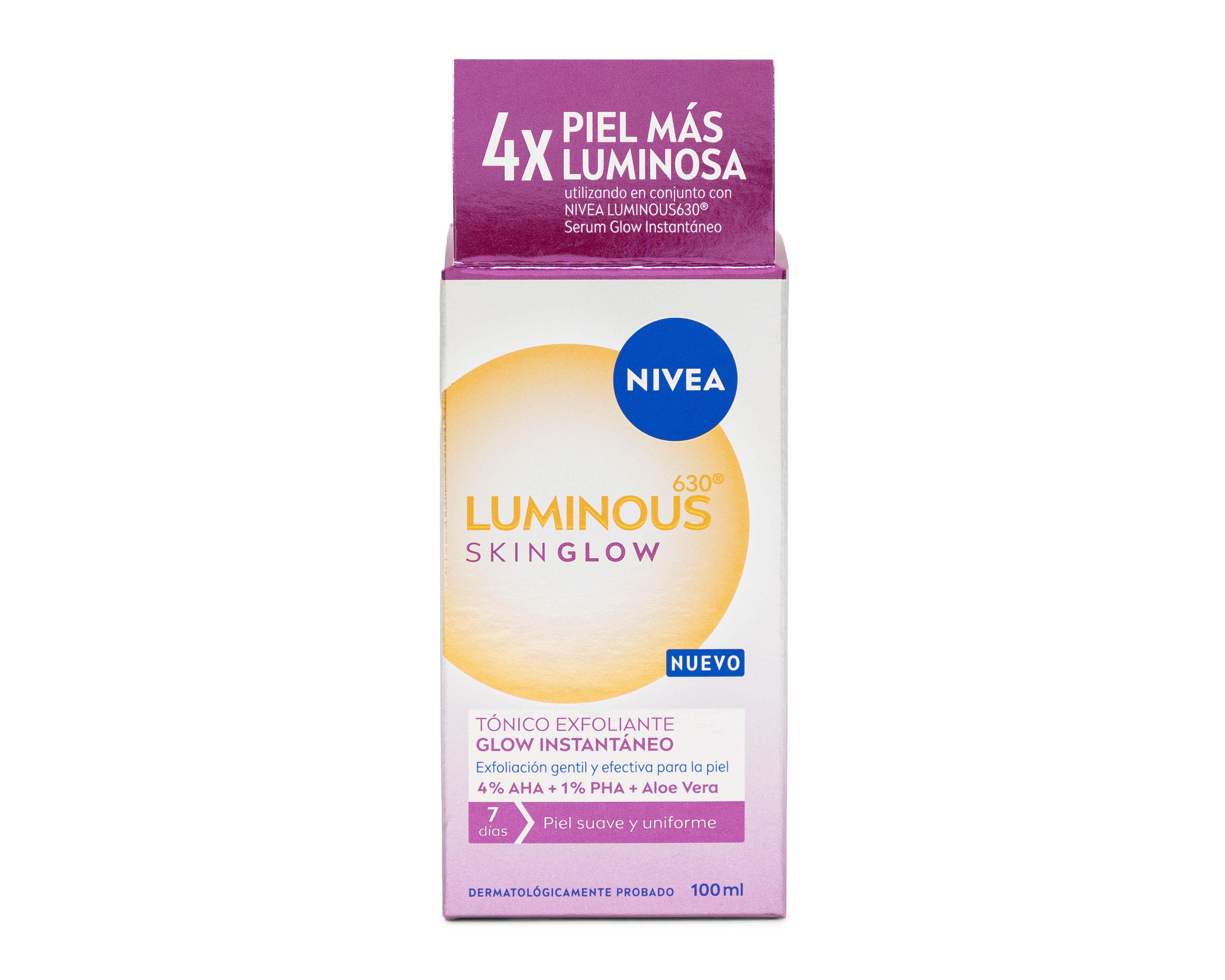 Foto 1 | Foto 1 | Tónico Facial Exfoliante Nivea Luminous630 Skin Glow 100 ml