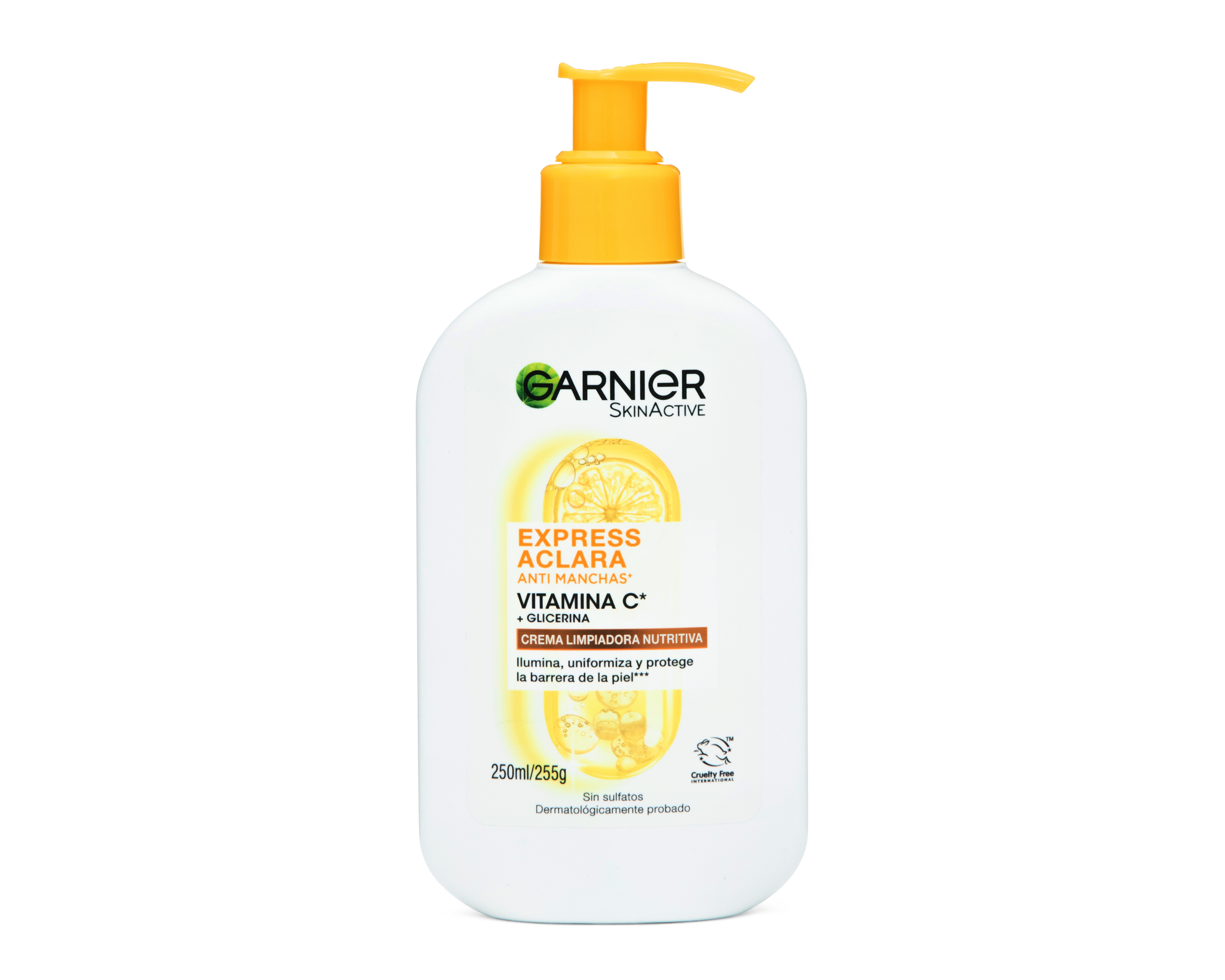 Limpiador Facial con Vitamina C Garnier Express Aclara 250 ml