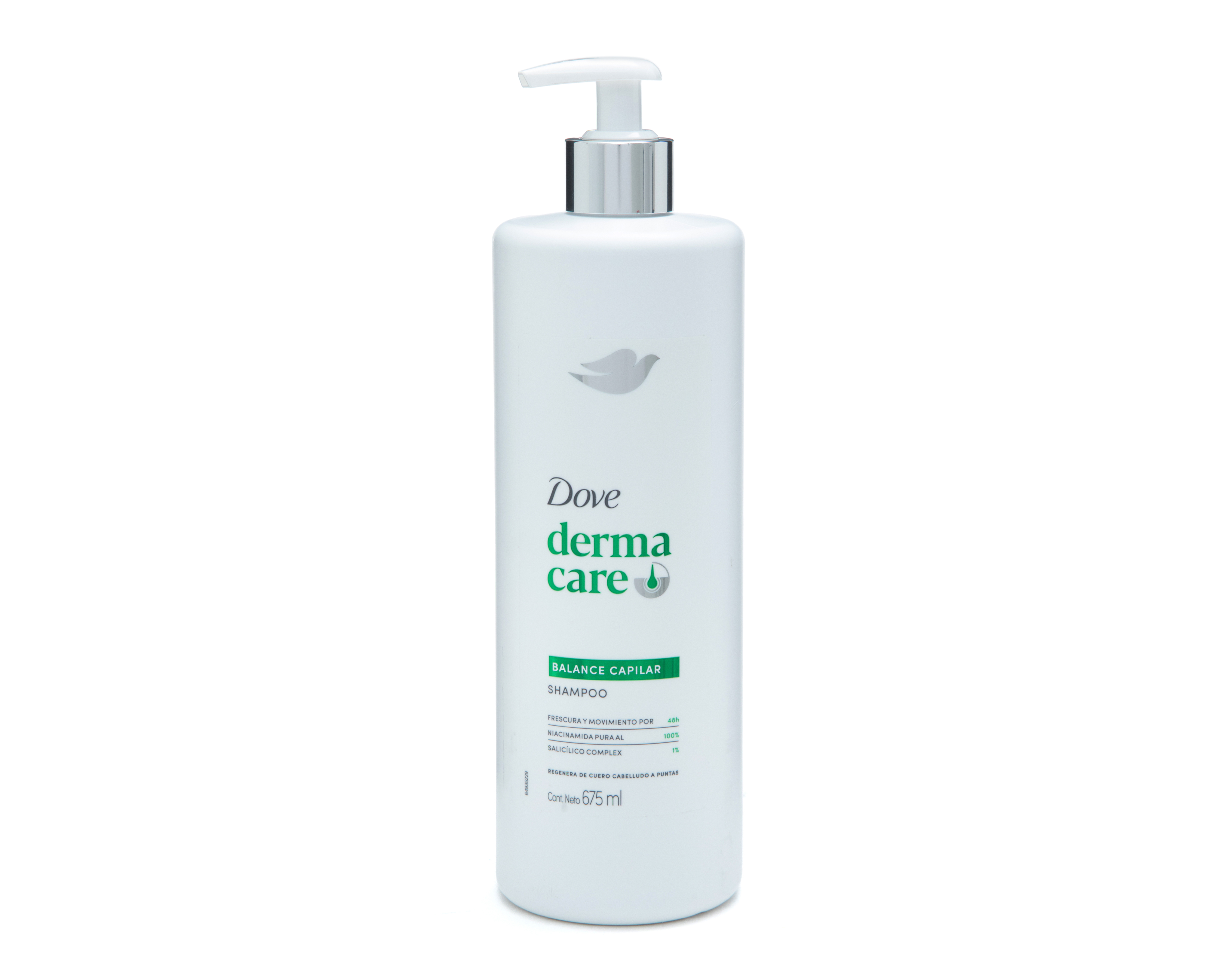 Shampoo Dove Derma Care con Nicinamida Pura y Salicílico Complex 675 ml