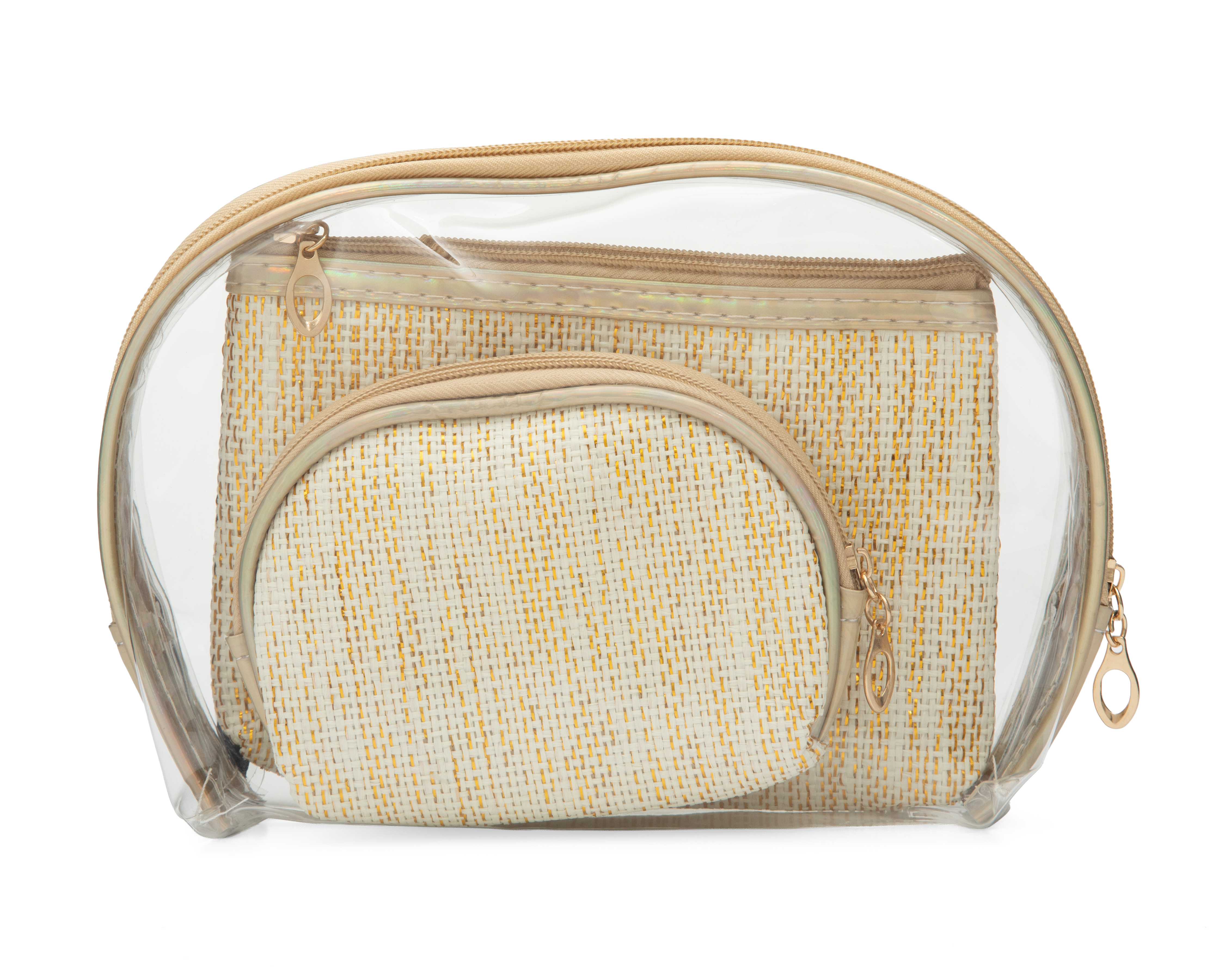 Foto 1 | Foto 1 | Set de Cosmestiqueras de Plástico Thinner 3 Piezas