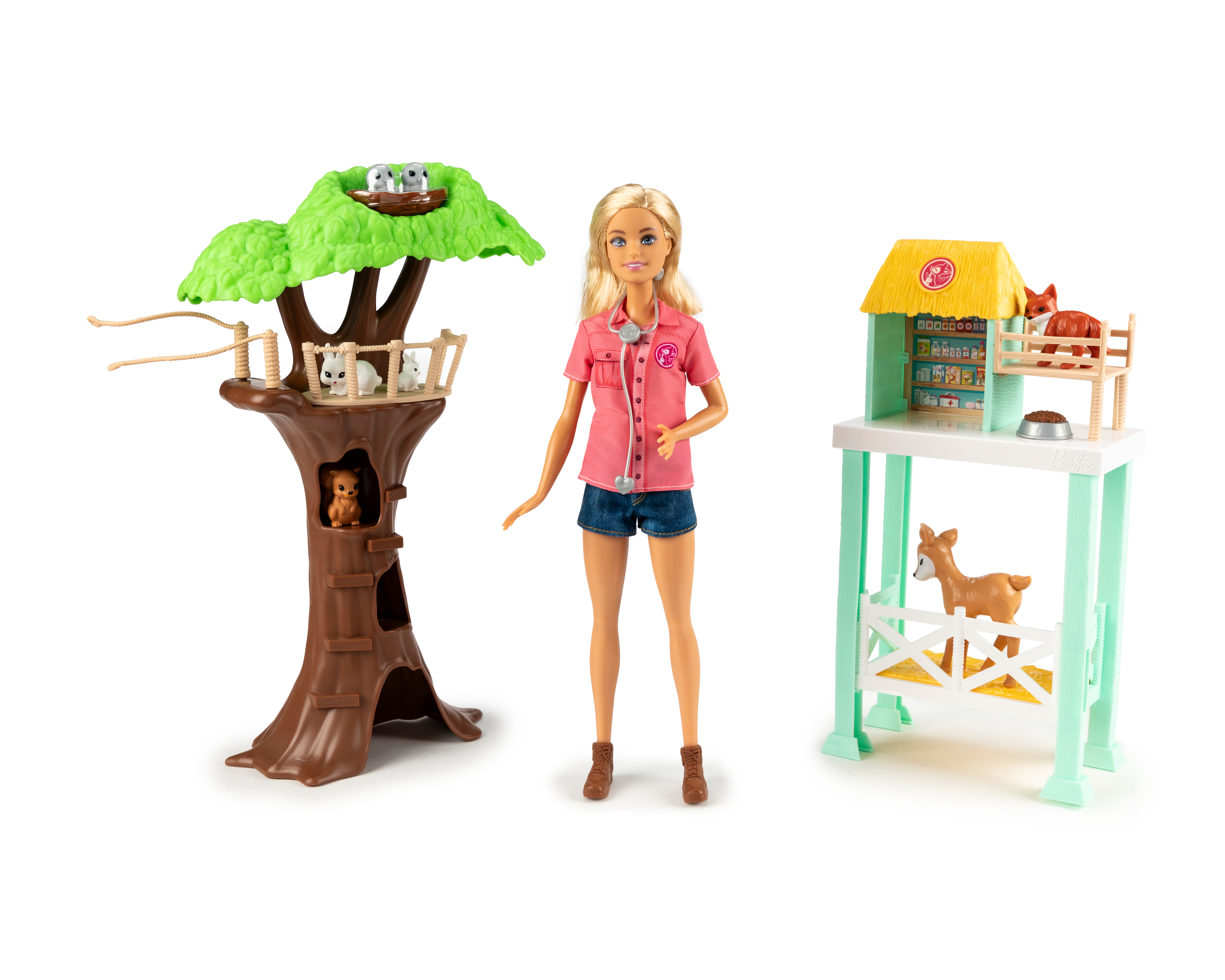 Muñeca Barbie Rescate de Animalitos