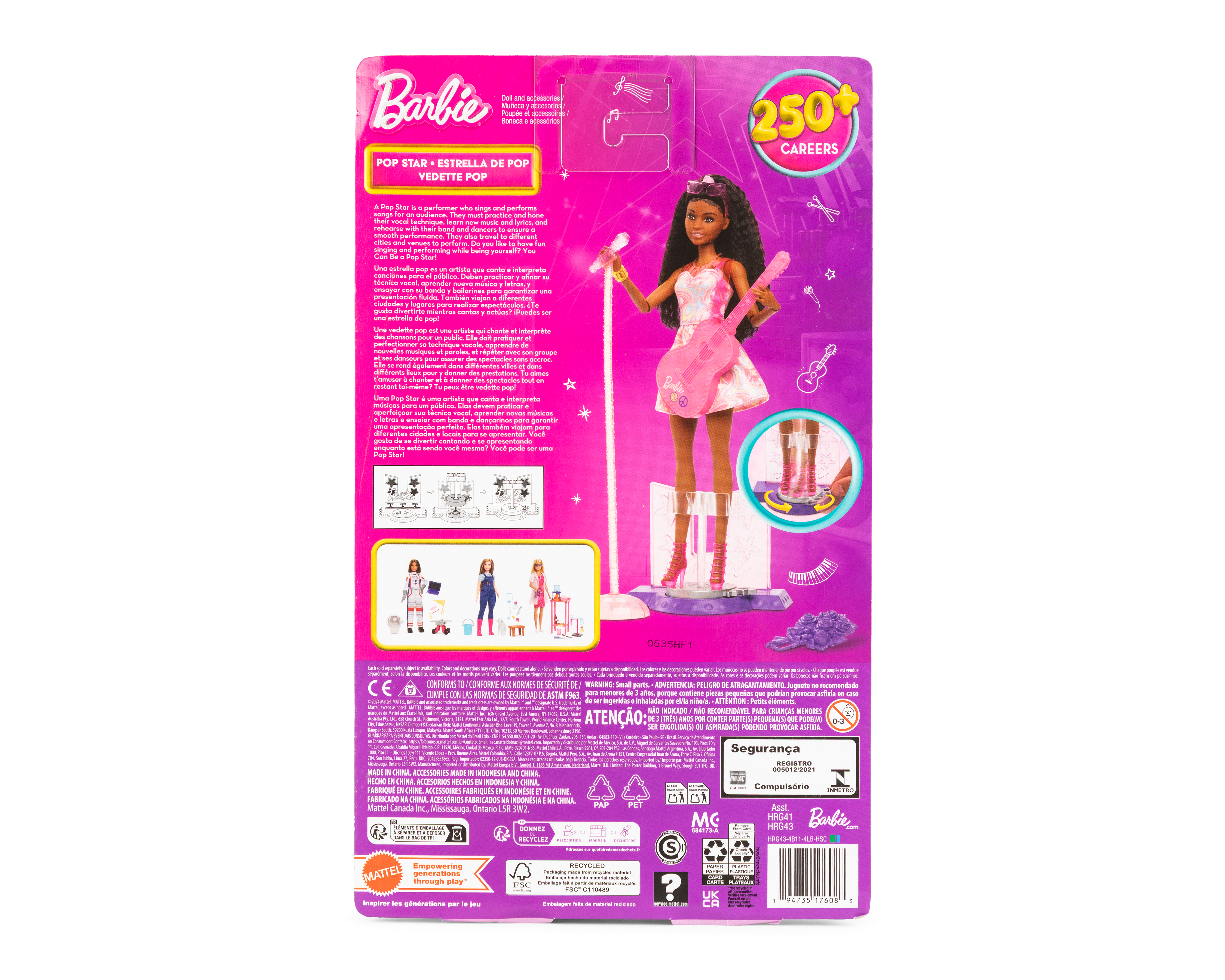 Foto 3 pulgar | Foto 2 | Muñeca Barbie Profesiones Set de Lujo 1 Set al Azar