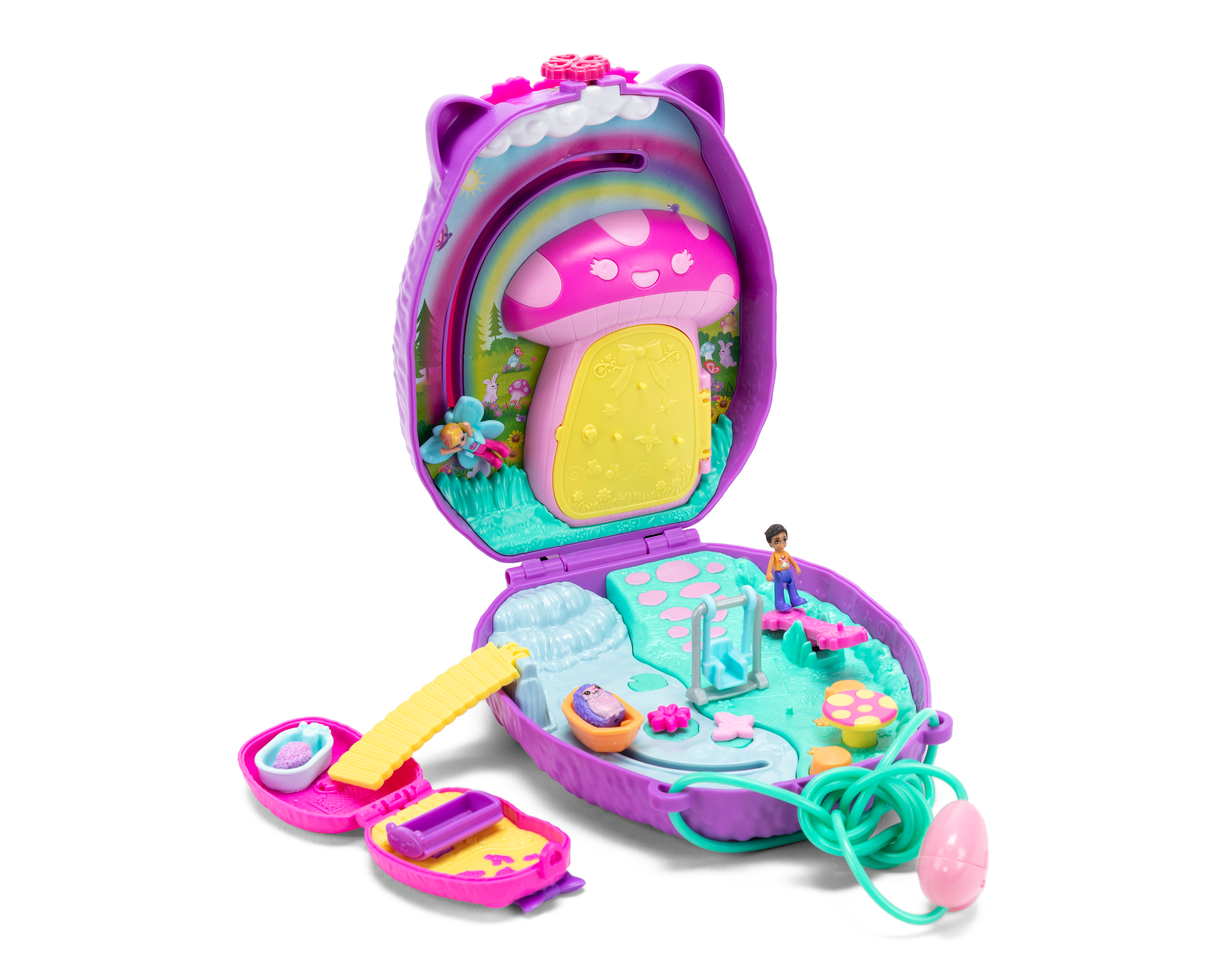 Foto 1 | Foto 1 | Mamá y Bebé Erizo Polly Pocket con Accesorios