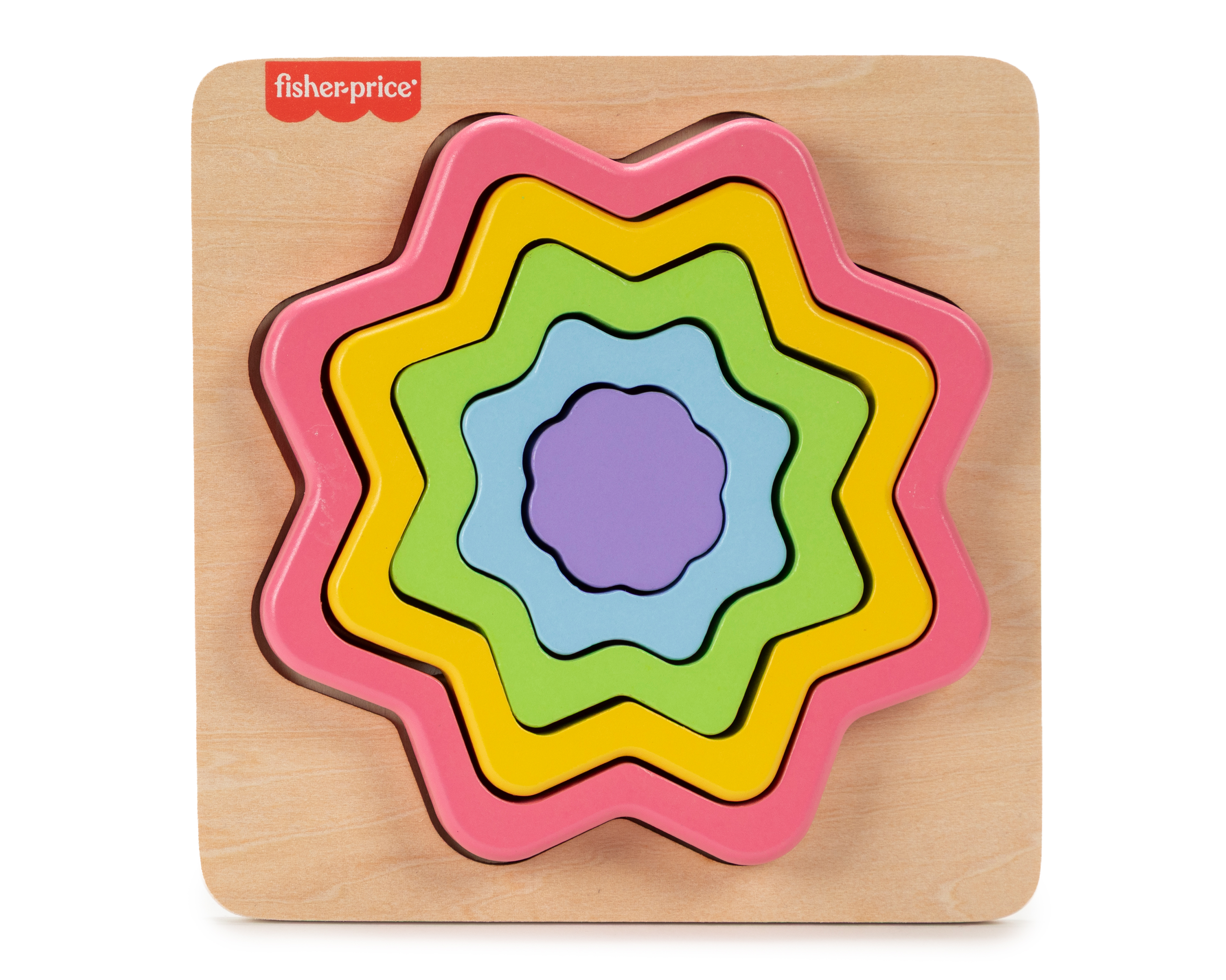 Foto 3 pulgar | Foto 2 | Mini Rompecabezas de Madera Arcoíris Fisher-Price