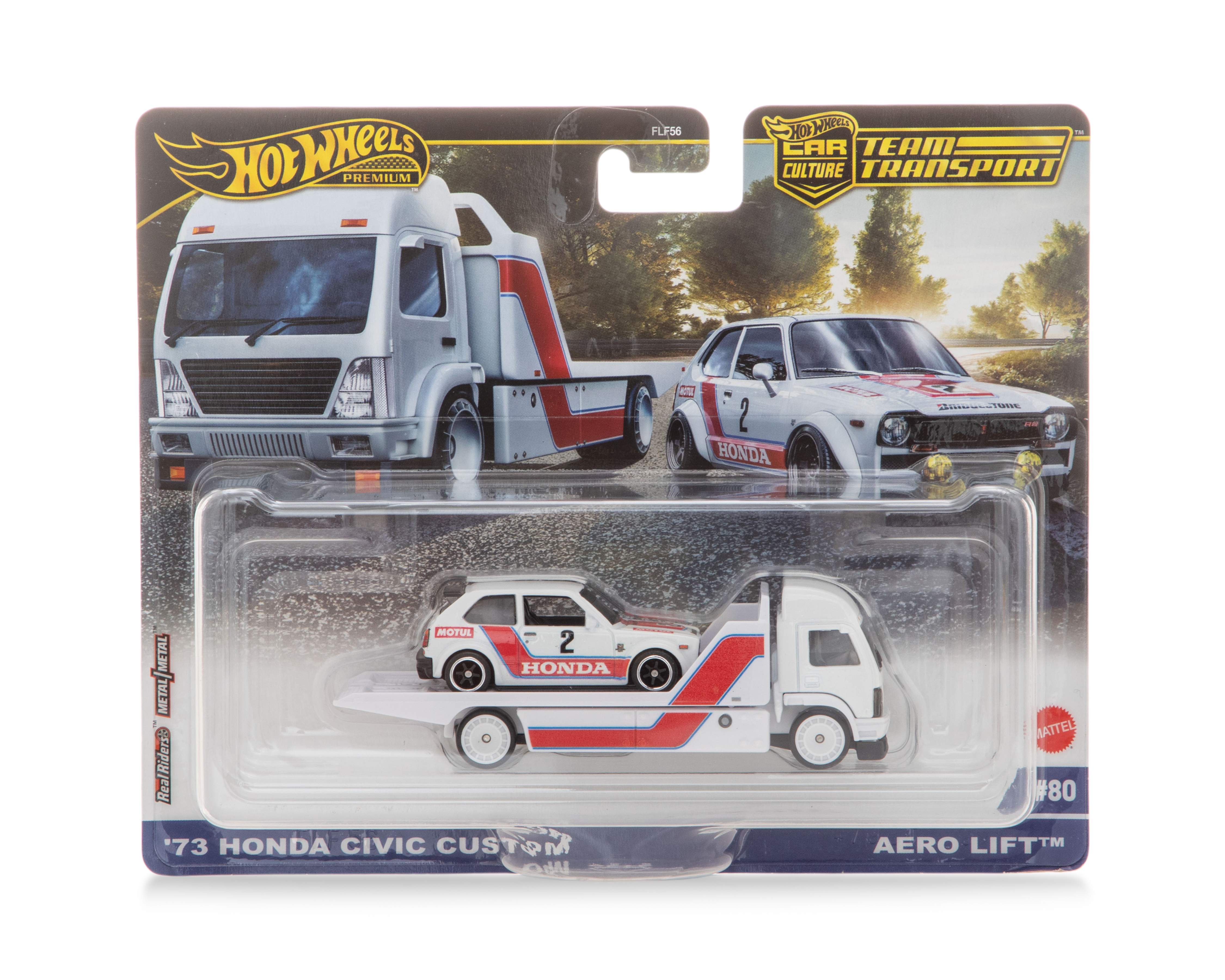 Vehículo Autotransportador Hot Wheels Collector Honda Civic 73