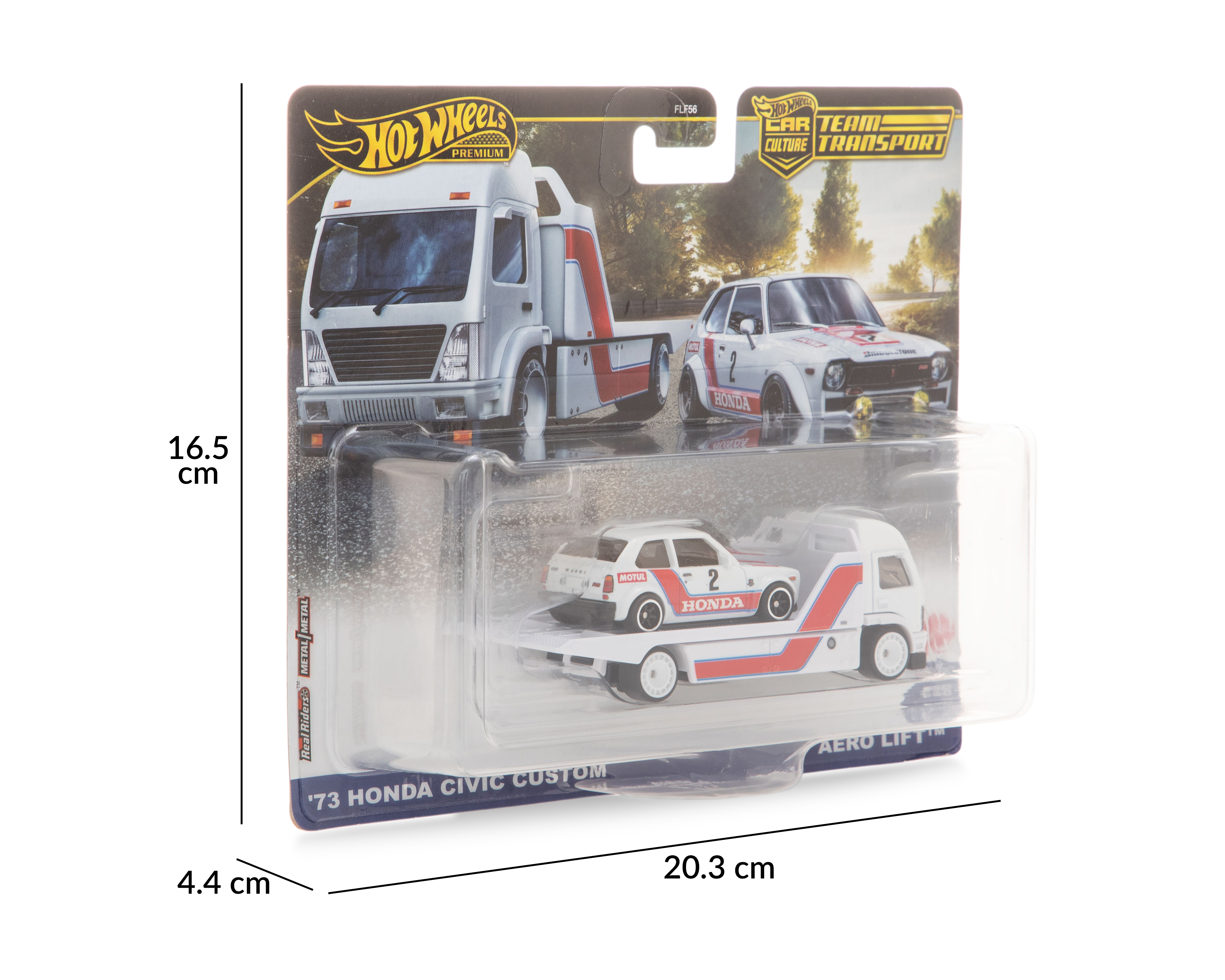 Foto 4 pulgar | Foto 3 | Vehículo Autotransportador Hot Wheels Collector Honda Civic 73