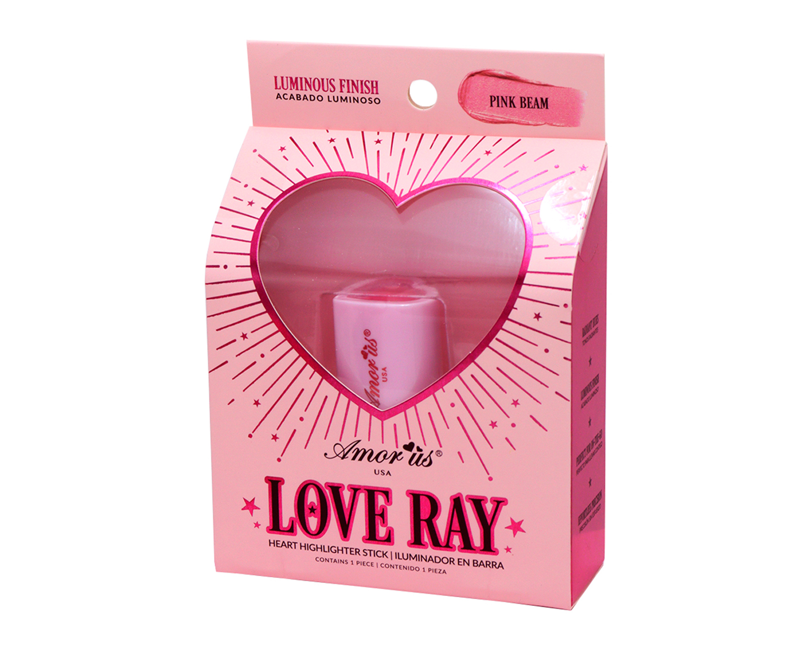 Foto 4 pulgar | Foto 3 | Iluminador en Barra Amor Us Love Ray Pink Beam 6 g