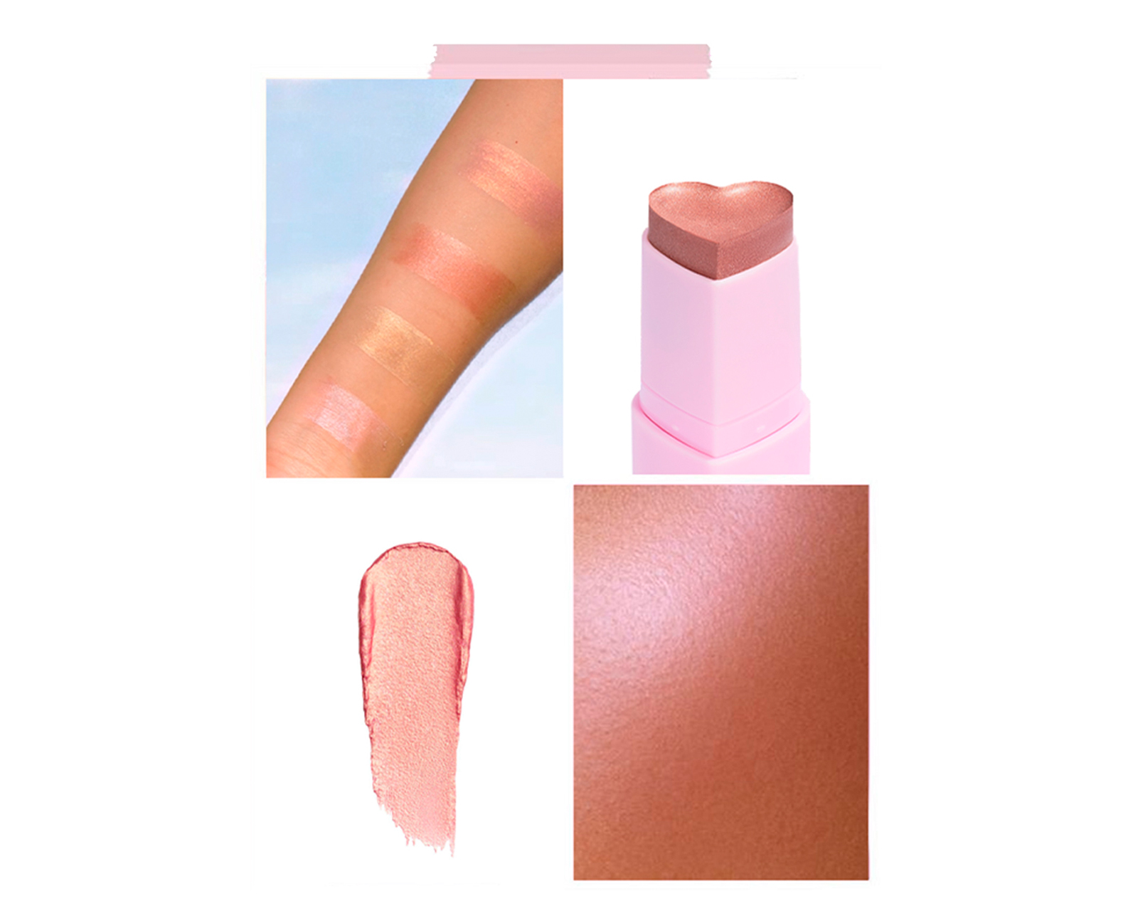 Foto 3 pulgar | Foto 2 | Iluminador en Barra Amor Us Love Ray Rose Gold 6 g