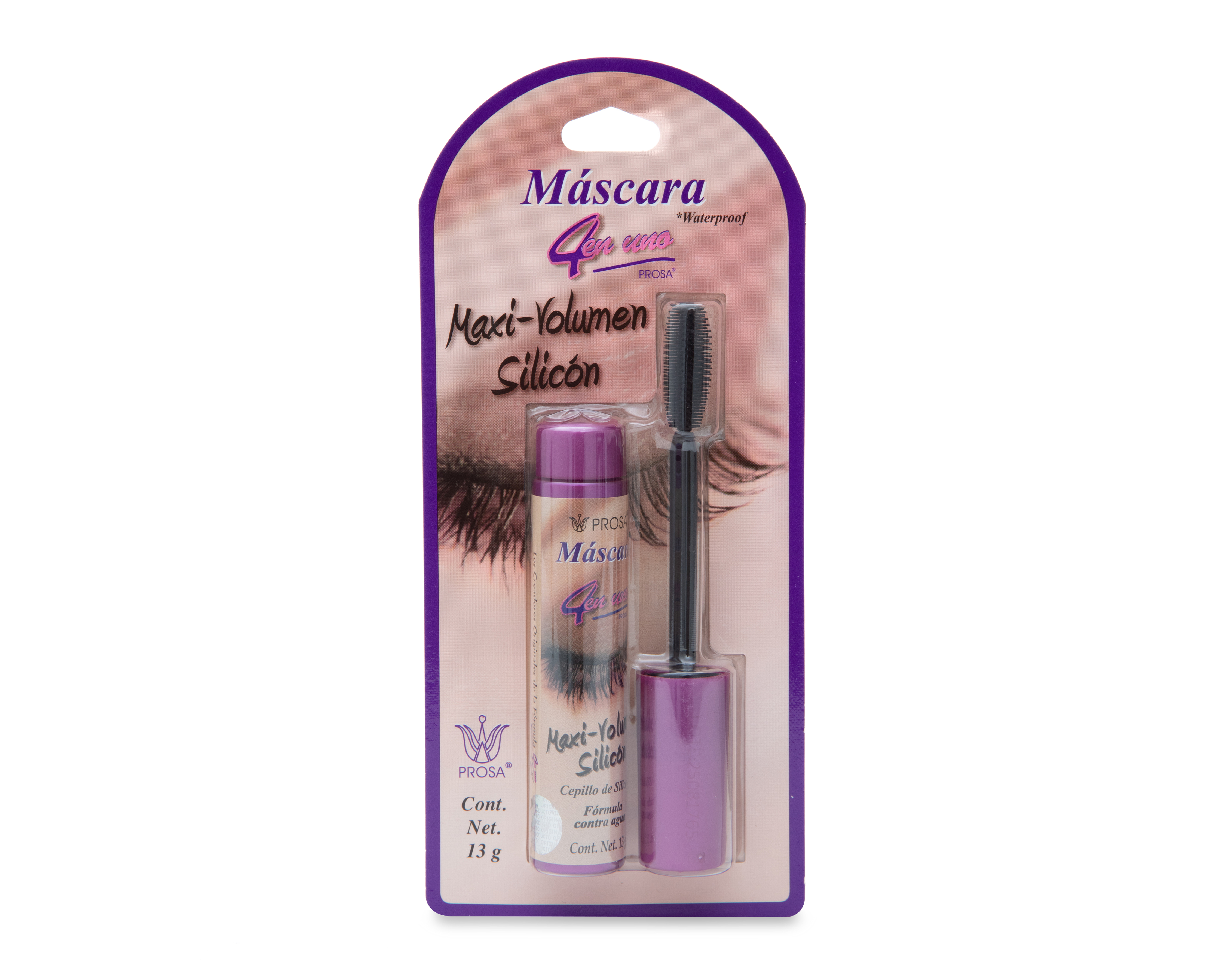 Foto 2 pulgar | Foto 1 | Máscara para Pestañas Prosa Maxi-Volumen Silicón Waterproof 13 g