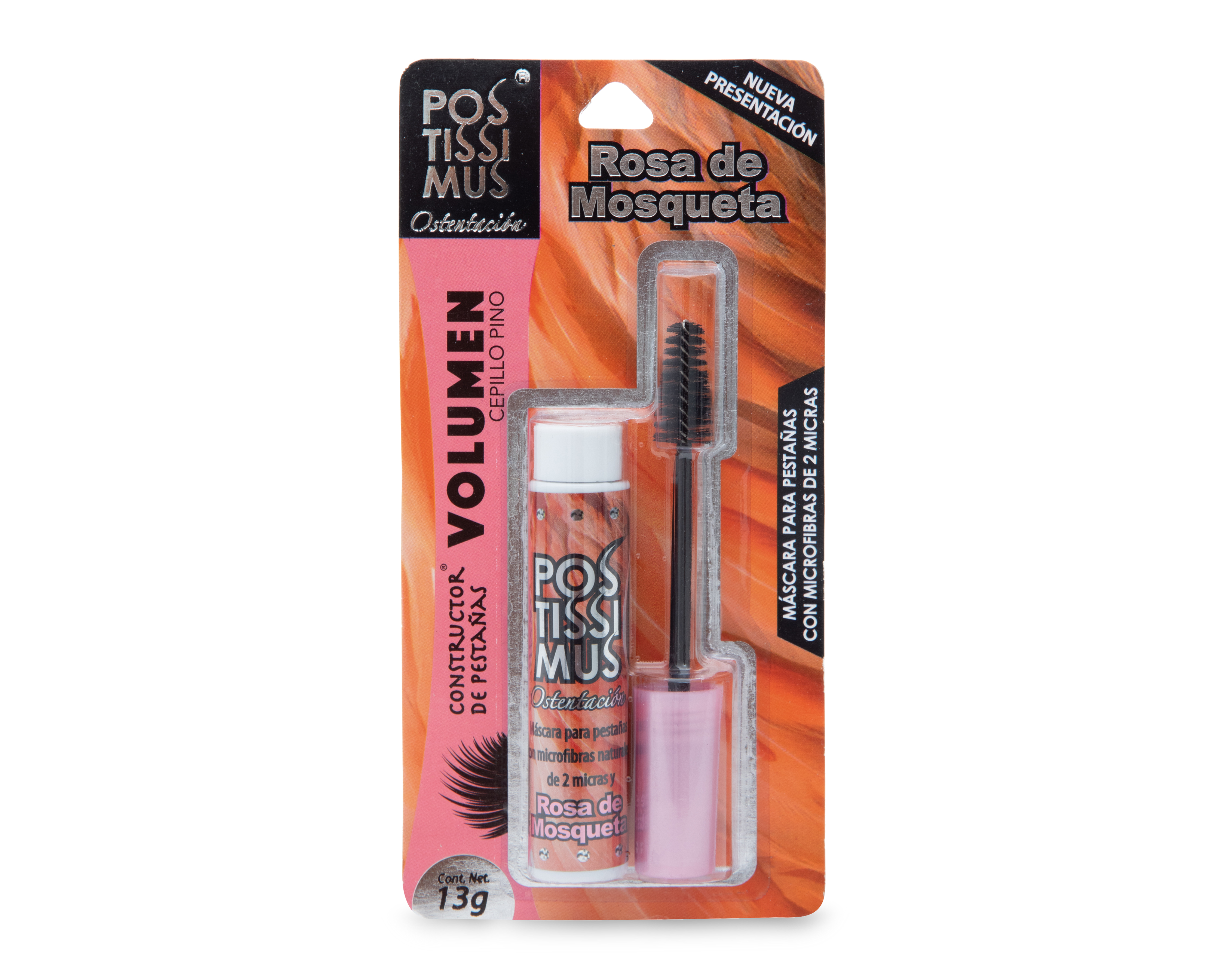 Foto 1 | Foto 1 | Máscara para Pestañas Postissimus Ostentación Rosa de Mosqueta 13 g