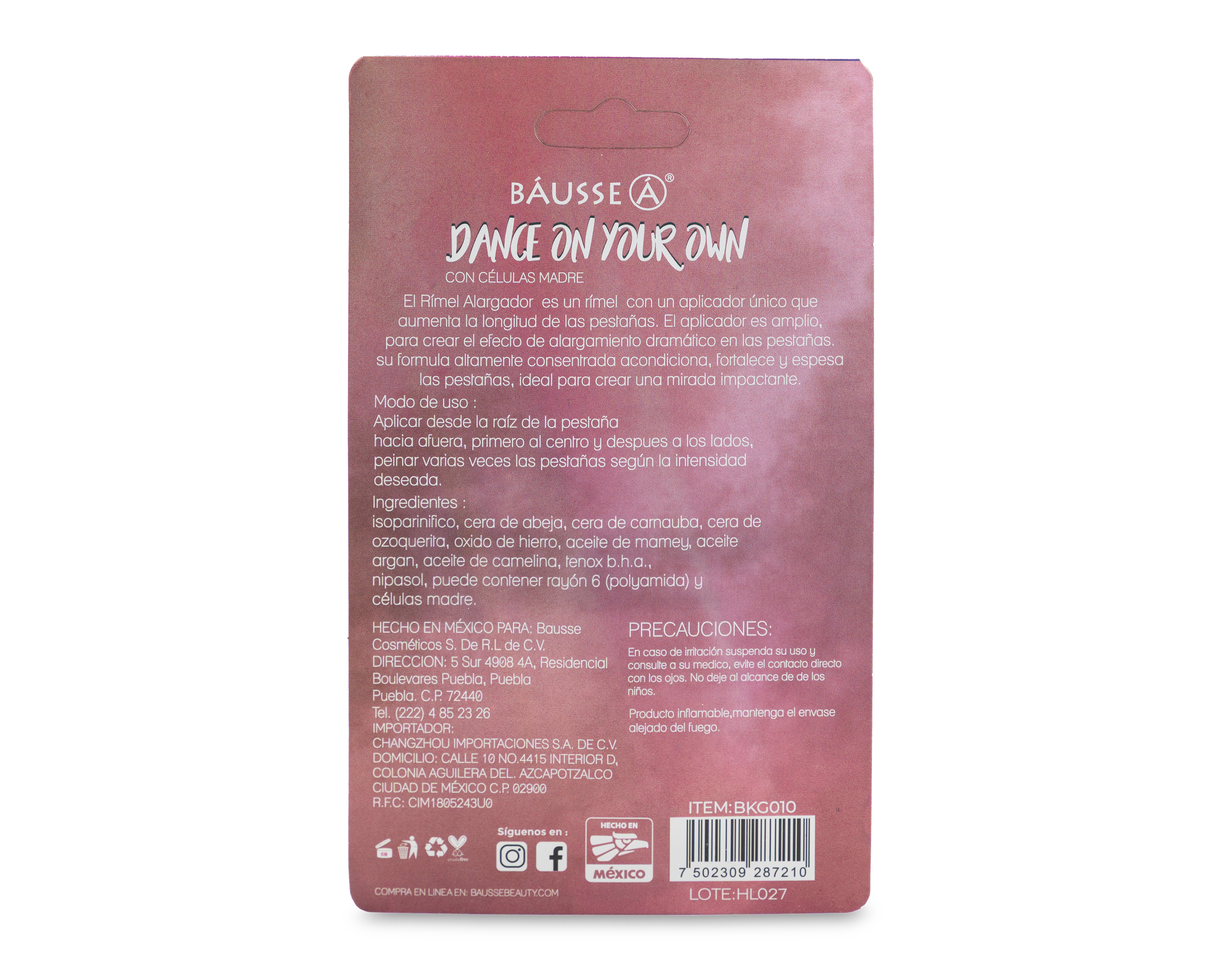 Foto 3 pulgar | Foto 2 | Máscara para Pestañas Báusse Dance on Your Own 2 Piezas