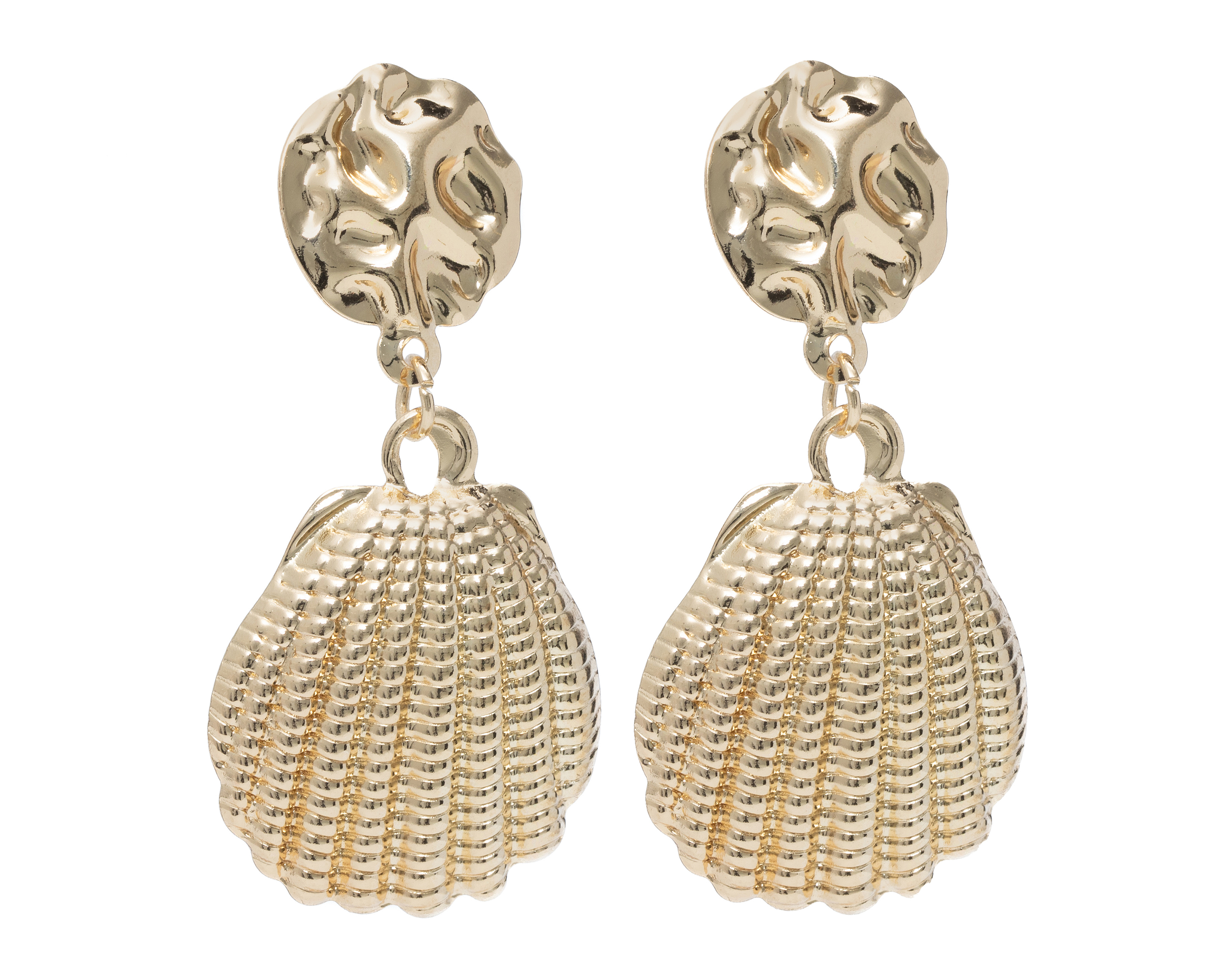 Foto 2 | Foto 2 | Aretes de Conchas de Hilo Metálico Thinner