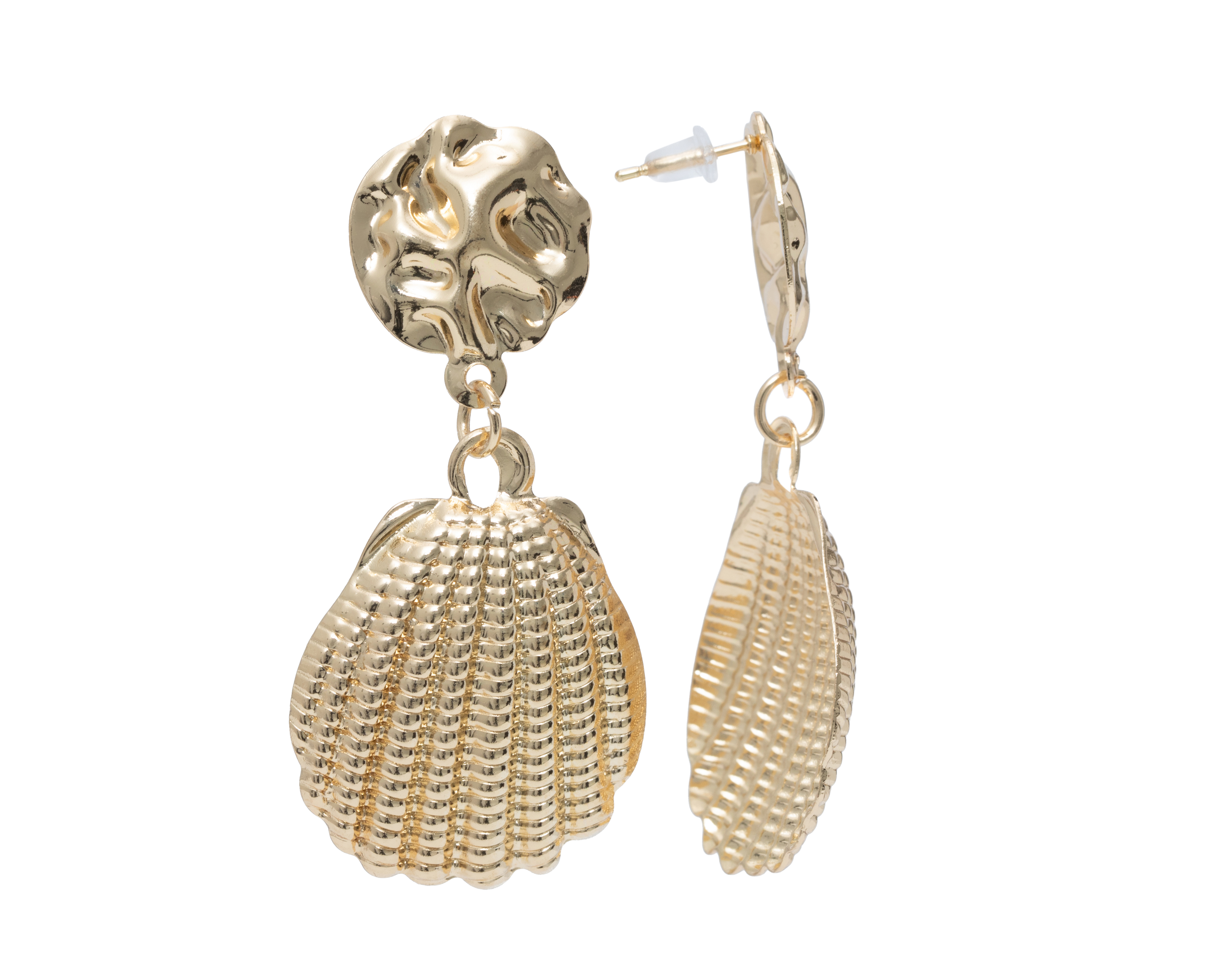 Foto 3 | Foto 3 | Aretes de Conchas de Hilo Metálico Thinner