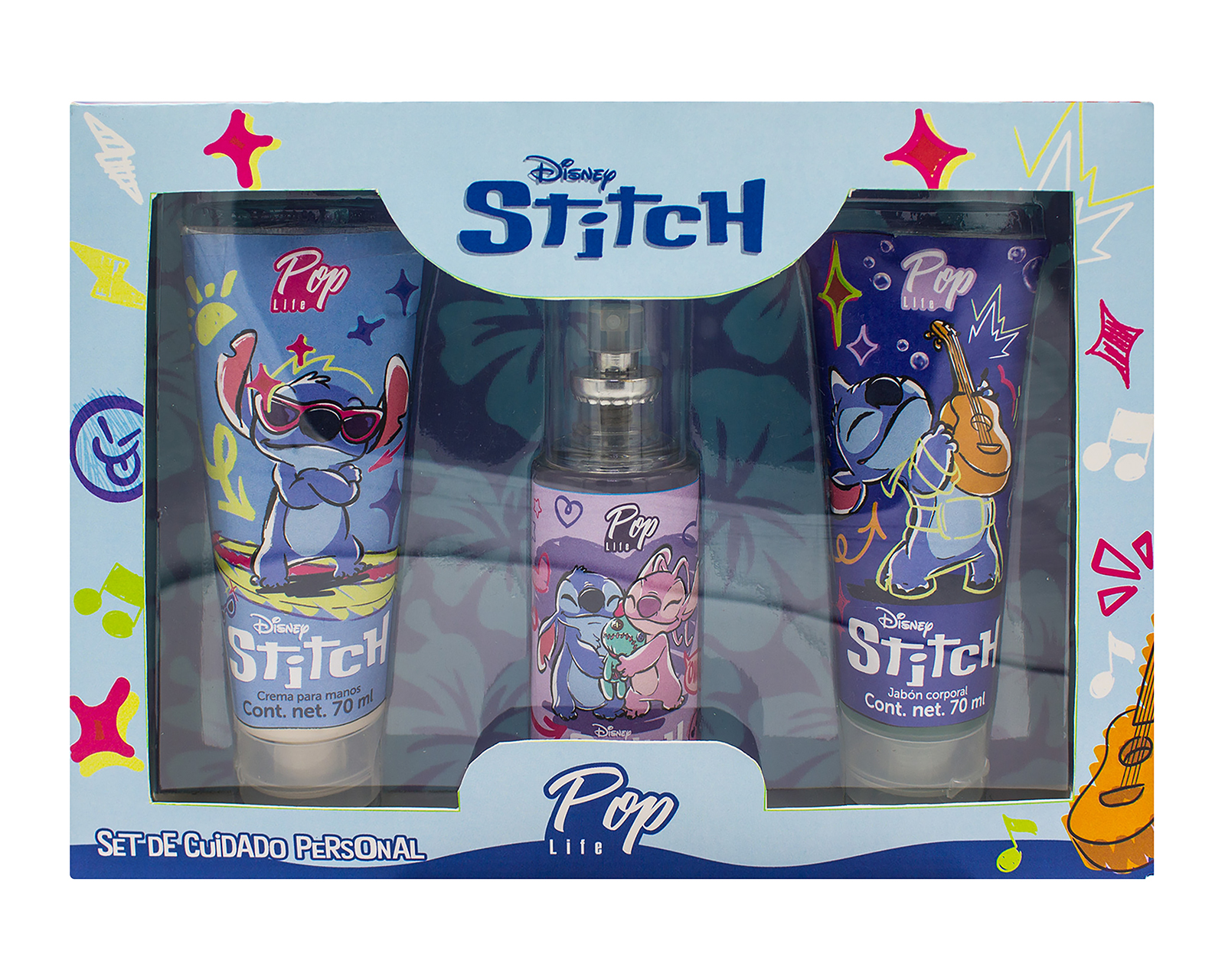 Foto 2 pulgar | Foto 1 | Set de Belleza Stitch 3 Piezas