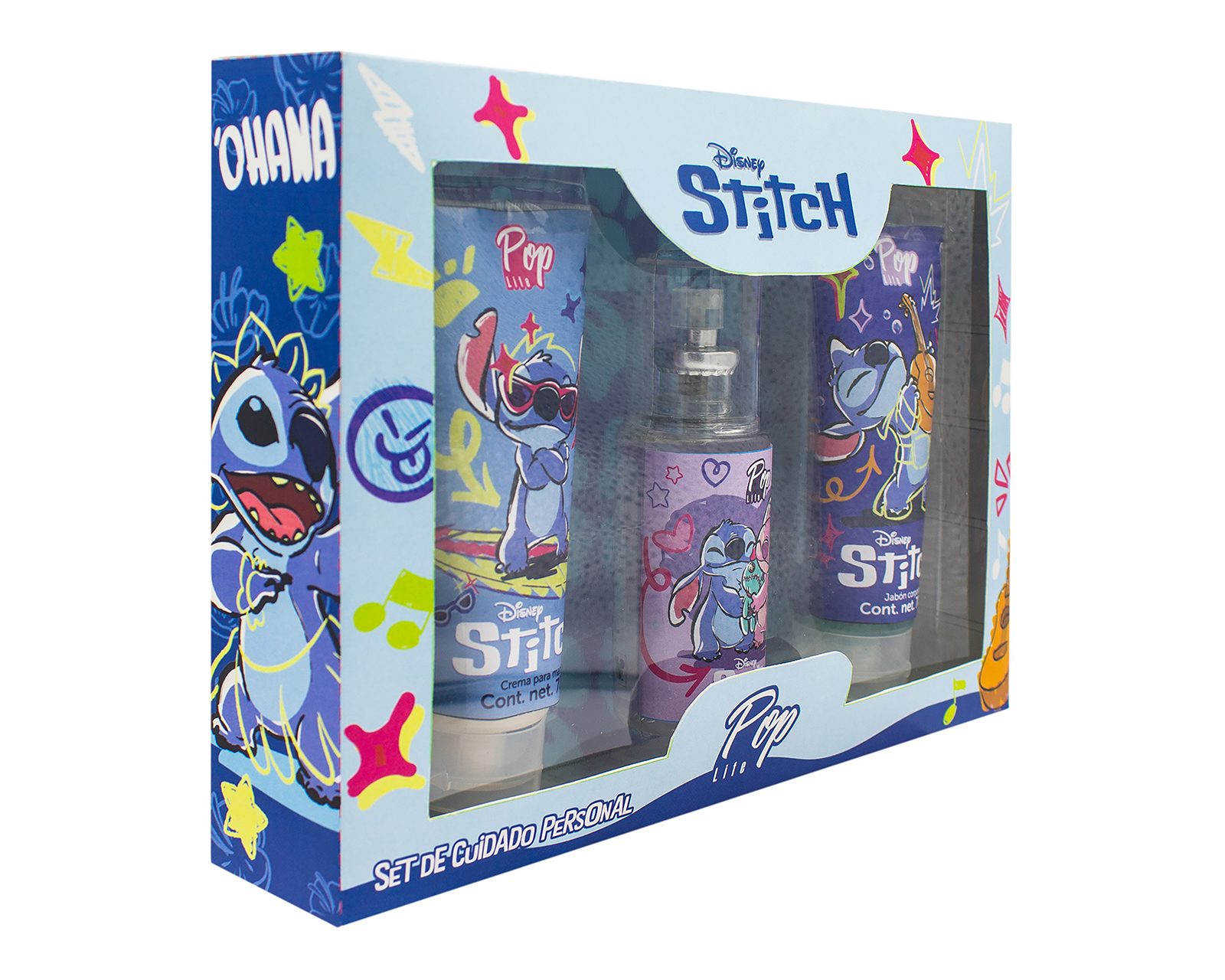 Foto 2 | Foto 2 | Set de Belleza Stitch 3 Piezas