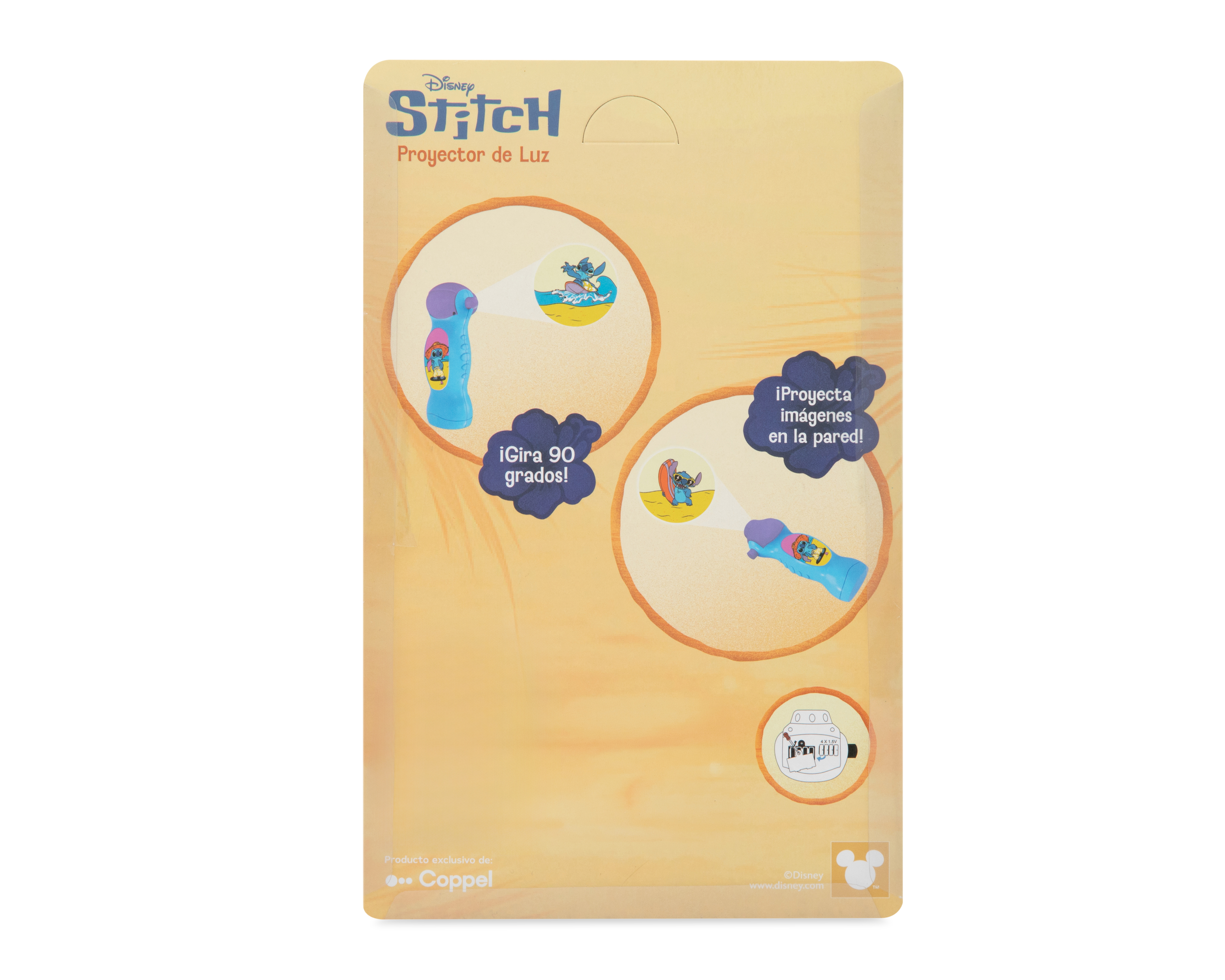 Foto 5 | Foto 5 | Proyector de Luz Portátil Disney Stitch