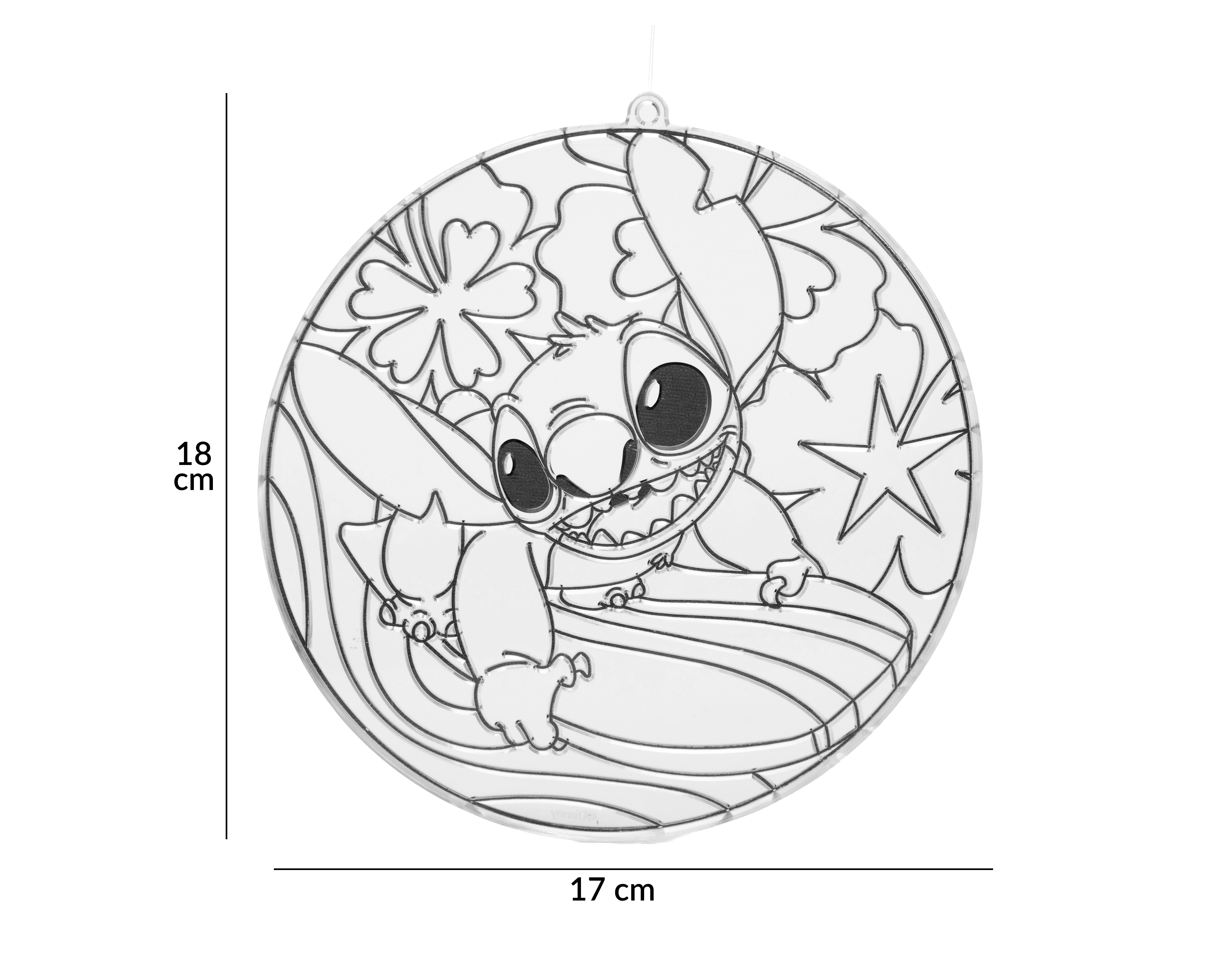 Foto 5 | Foto 5 | Vitral de Acrílico para Pintar Disney Stitch